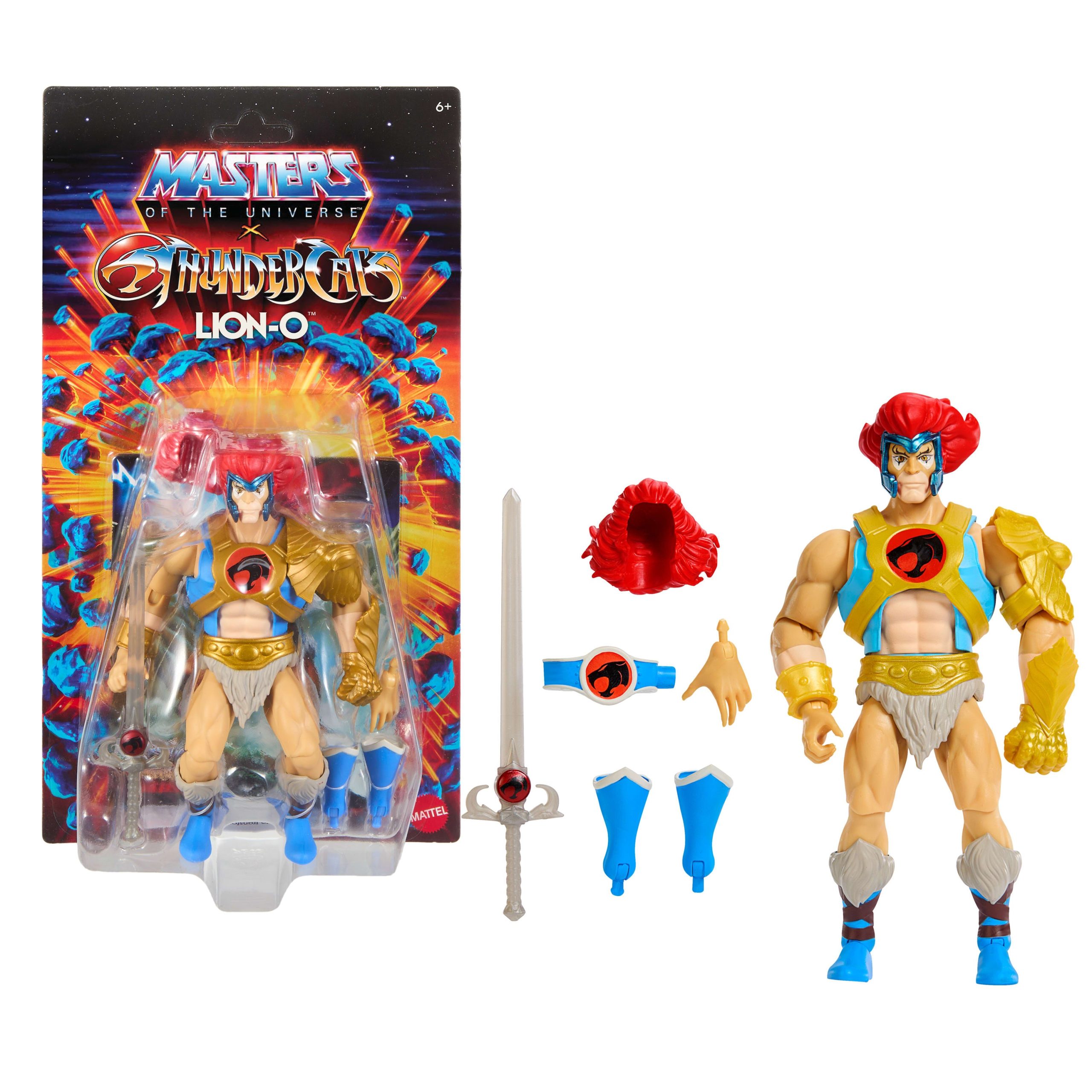Masters Of The Universe Origins & Thundercats Lion O Action Figure. 1980s Posable Crossover Toy