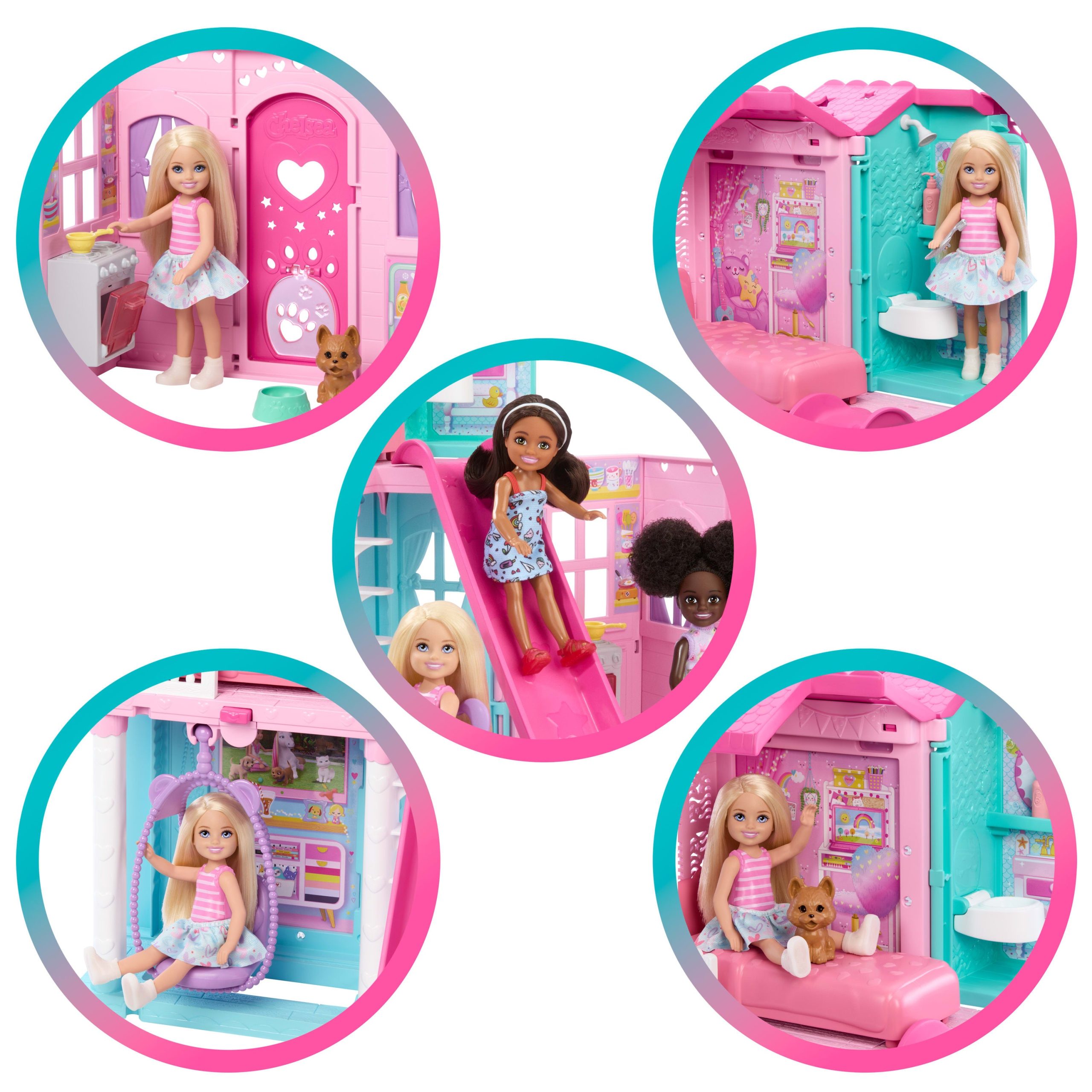 Barbie Casa de Muñecas Casa Transformable de Chelsea - Image 2