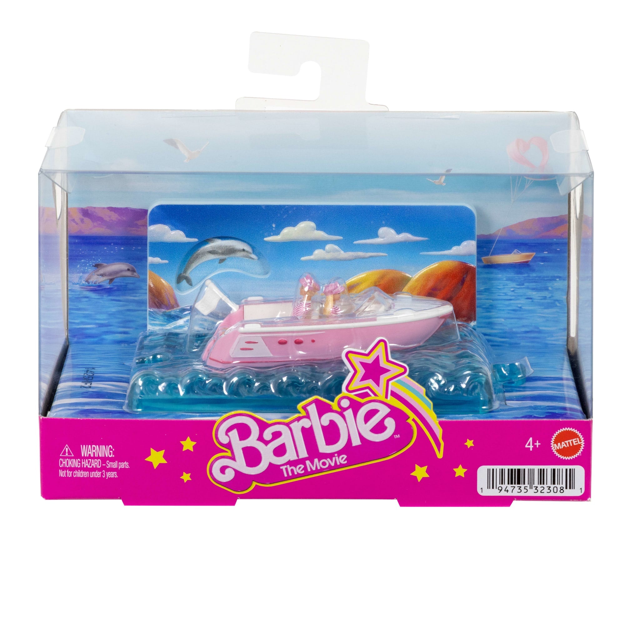 Barbie Mini BarbieLand Veículo para Boneca O Filme Barbie e Ken em um barco - Image 4