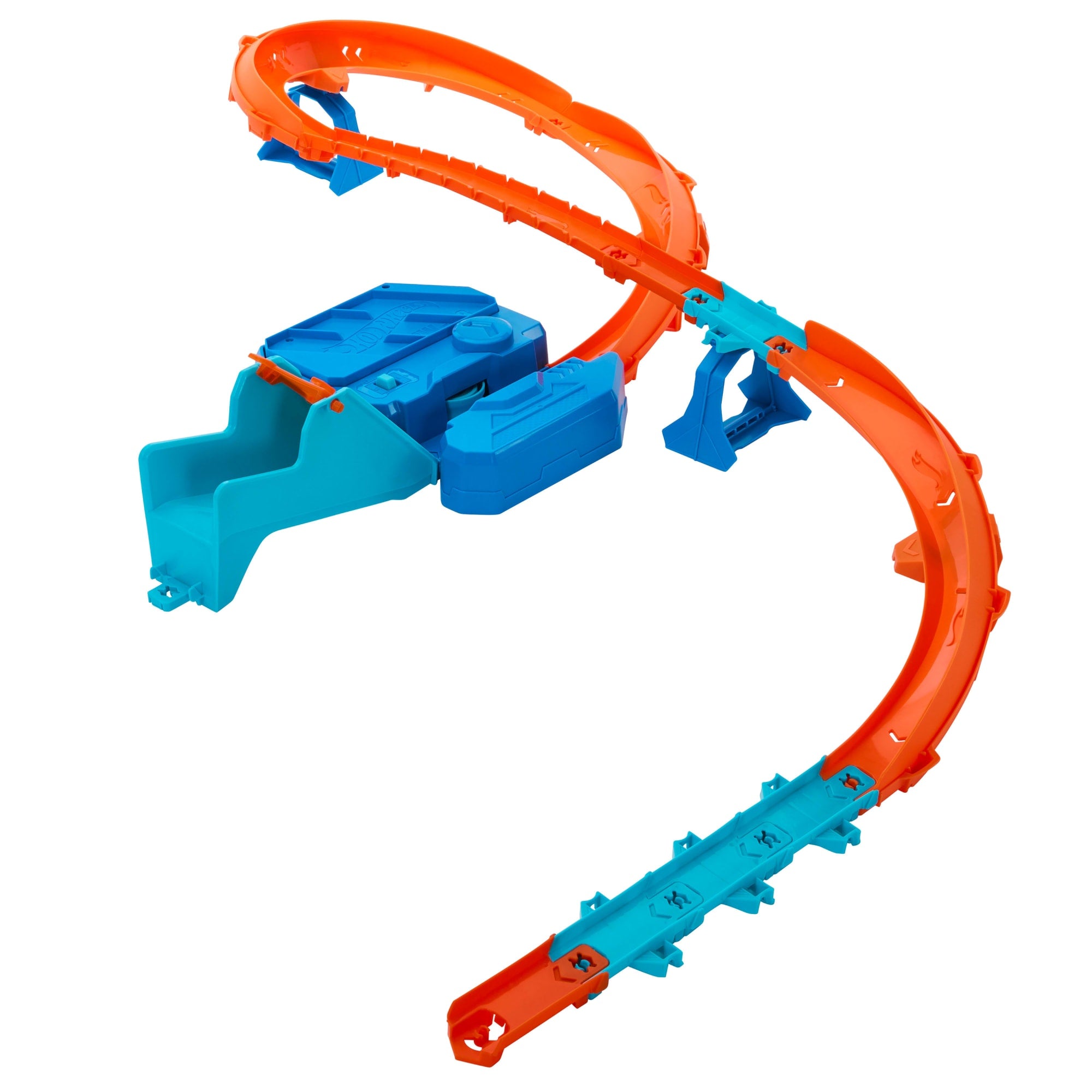 Hot Wheels Track Creator Boosted Jump Speedway Set With 1:64 Scale Toy Car & Motorized Booster - Image 6
