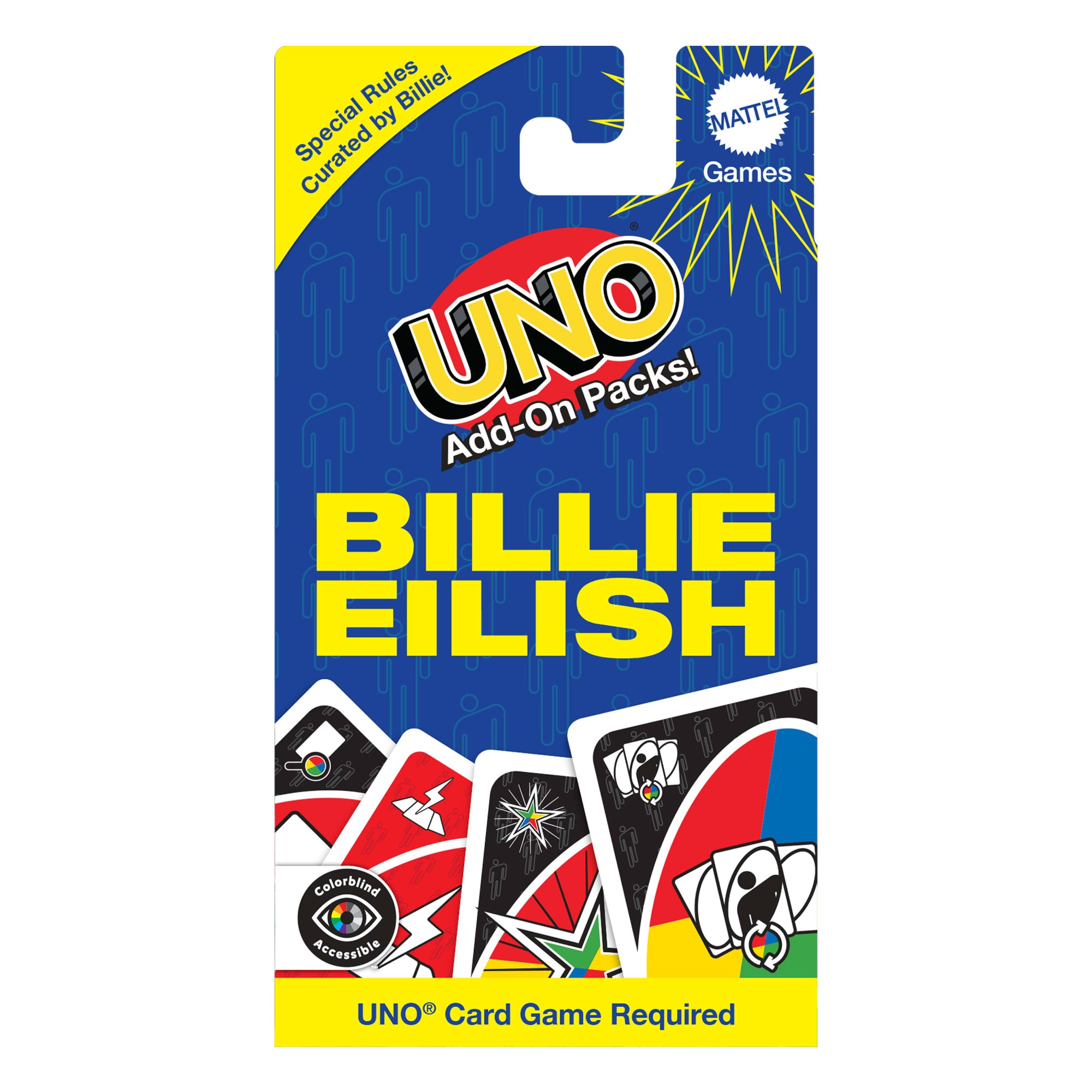 UNO Add-On Pack Billie Eilish Card Game For Family & Game Nights. Travel. Camping & Parties - Image 6