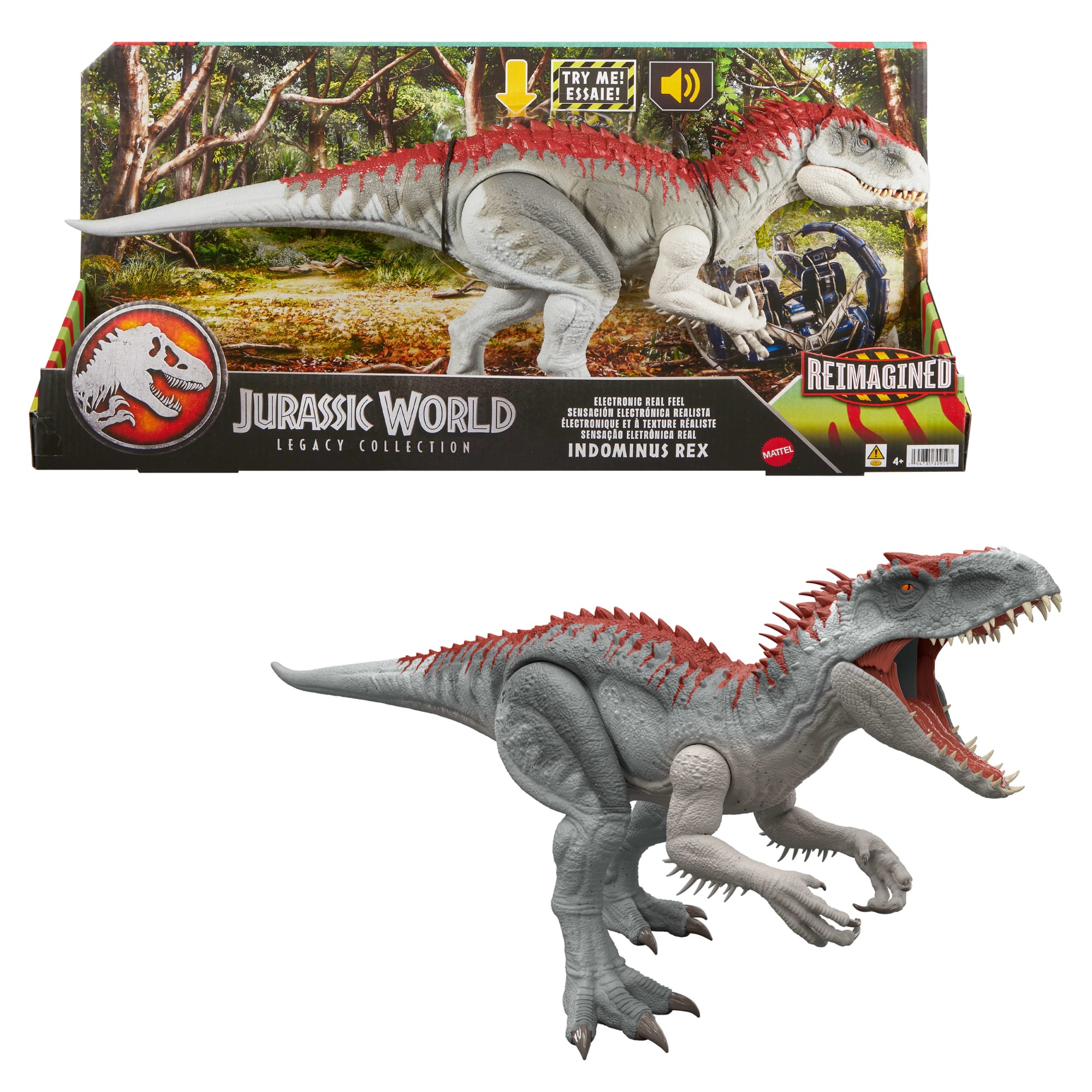 Jurassic World Electronic Real Feel indominus Rex. Reimagined Dinosaur Action Figure Toy