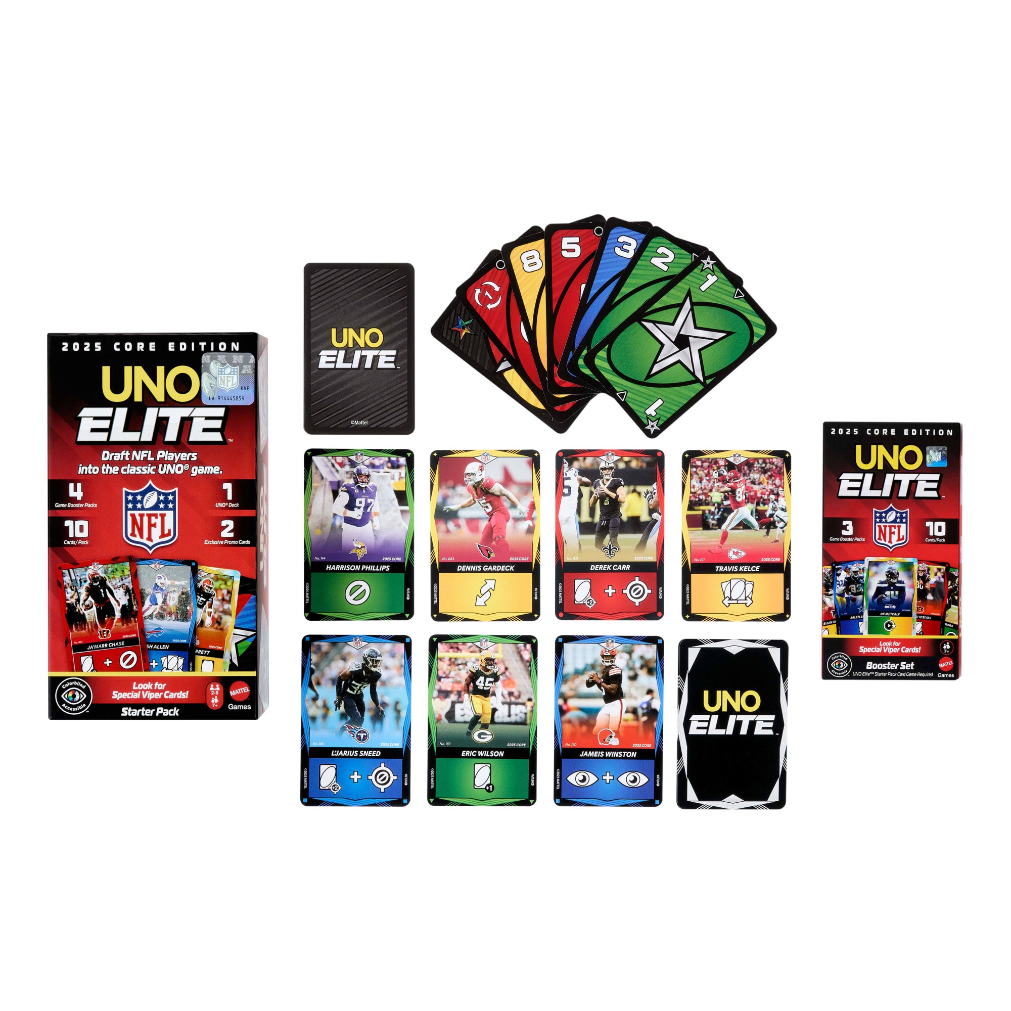 UNO Elite NFL Jogo de Cartas Pacote Impulso - Image 2