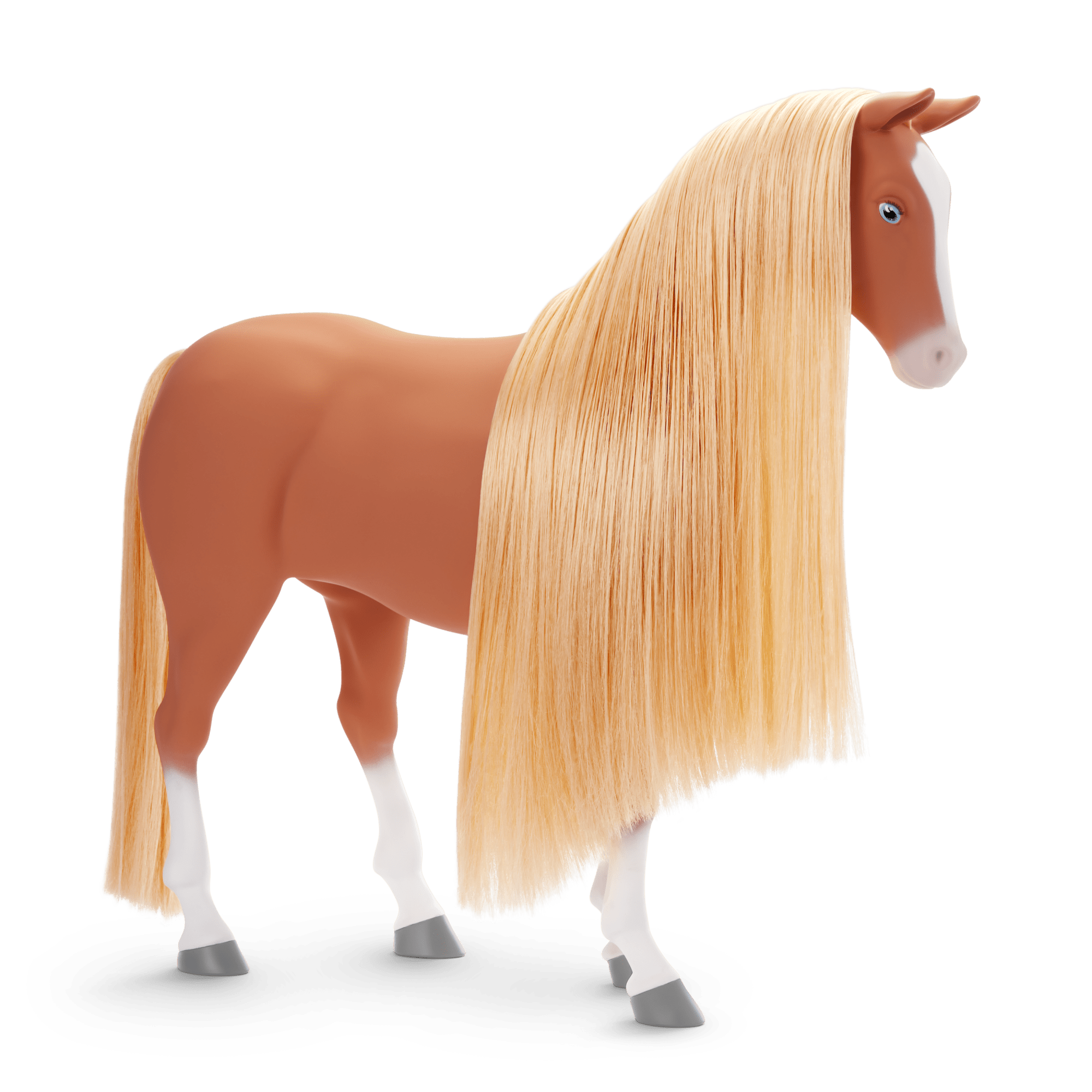 Chestnut Charm Horse & Western Flowers Denim Jumpsuit for 18-inch Dolls - Image 6