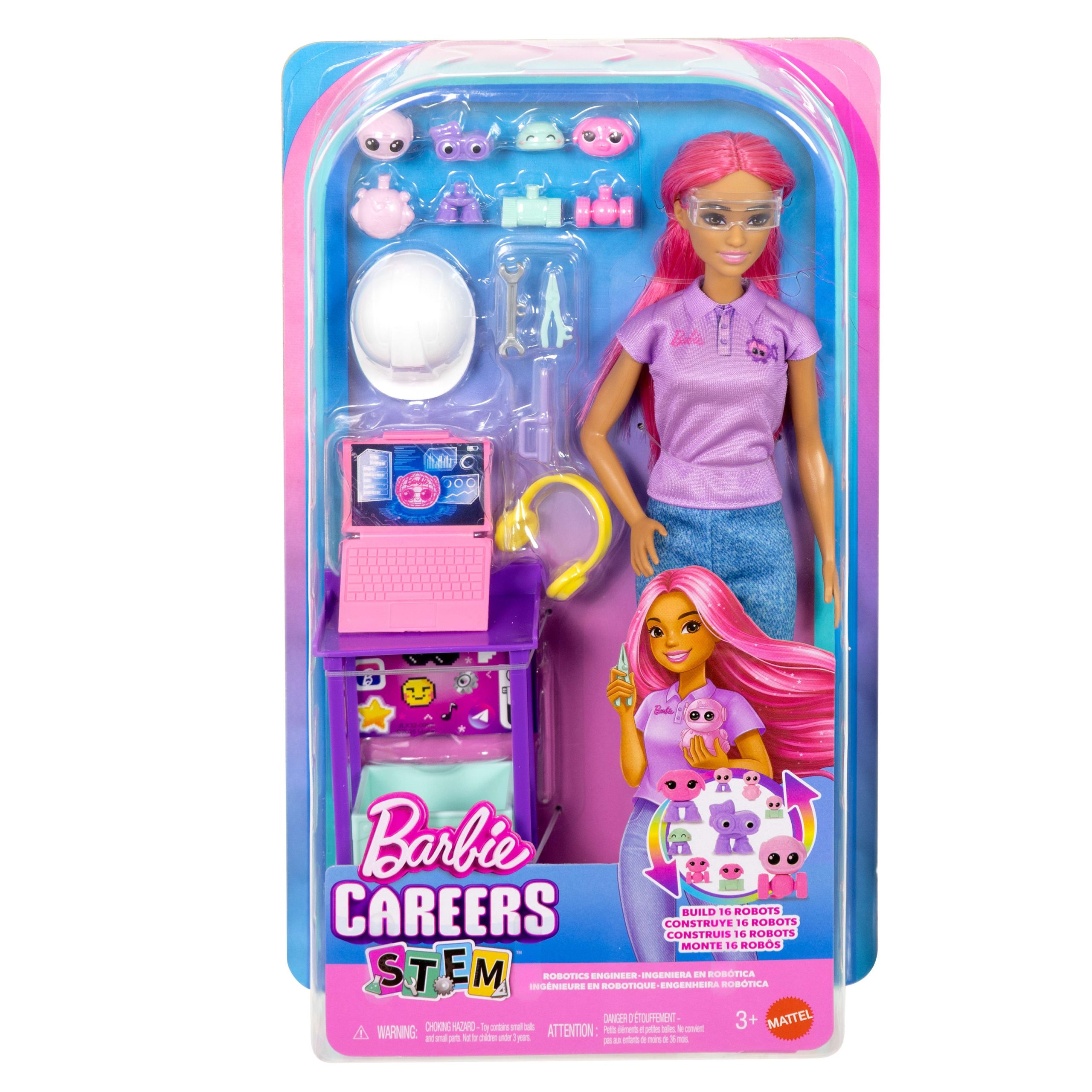Barbie Careers Fashion Doll. Stem Robotics Engineer With Outfit & Accessories. Make Your Own Robot - Image 6