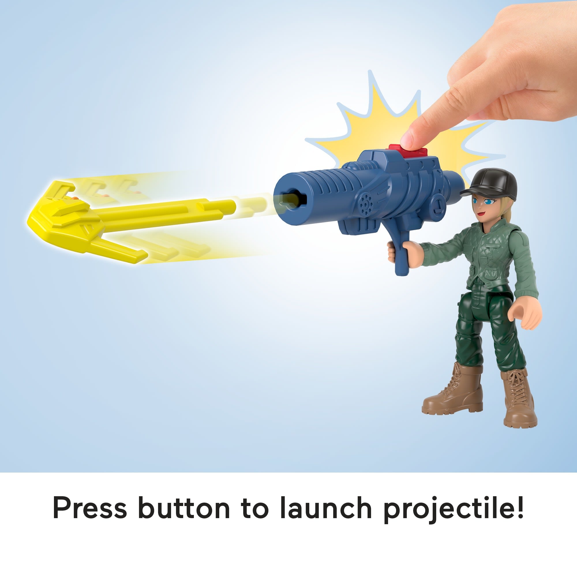 Fisher-Price Imaginext Jurassic World Rebirth Set With 6 Action Figures. Launcher & Accessories - Image 3
