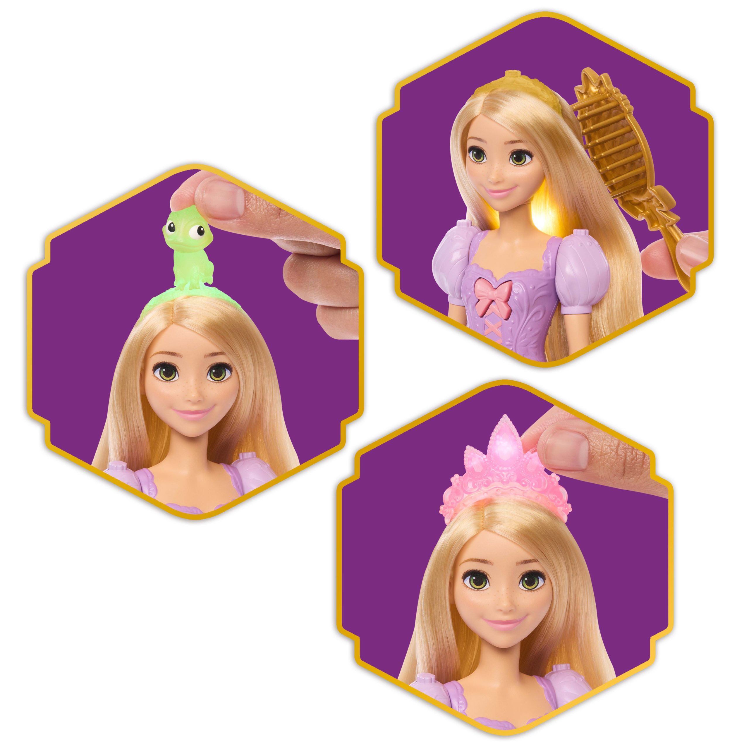 Princesse Disney Poupée Raiponce Cheveux Magiques - Image 4