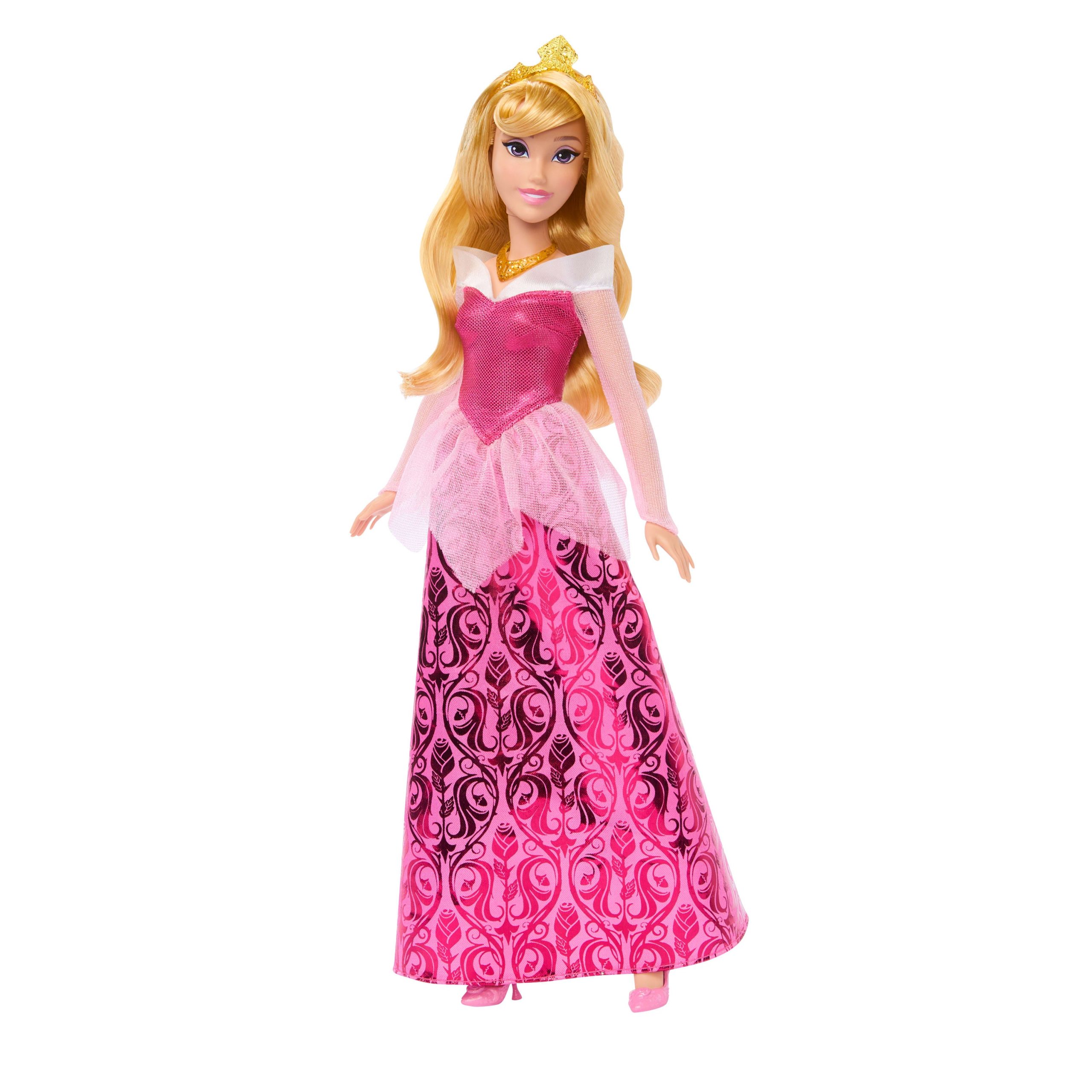 Disney Princess Enchanted Stories Aurora Fashion Doll With Sparkling Dress & Accessories. Posable - Image 6