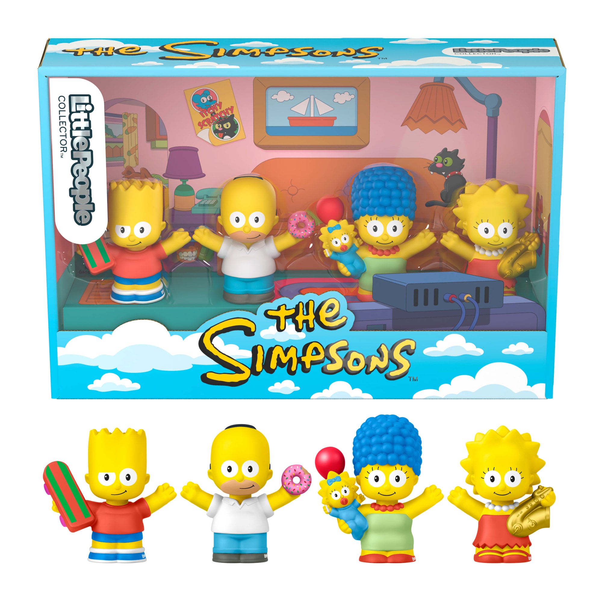 Little People Collector The Simpsons Tv Series Special Edition Set For Fans. 4 Figures