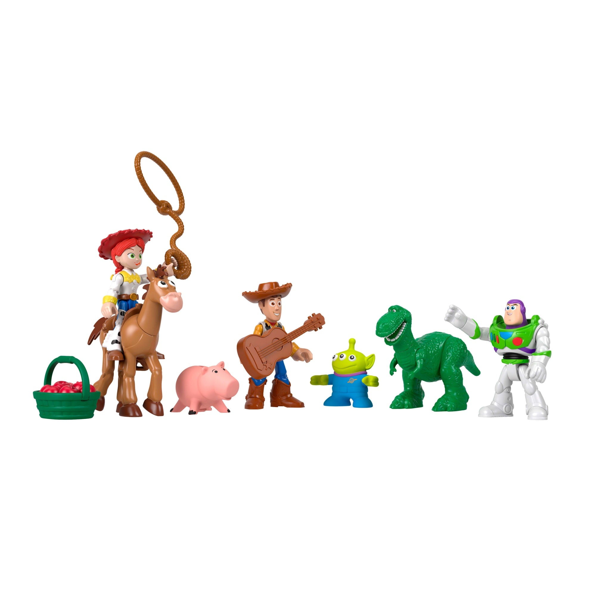 Imaginext Disney And Pixar Toy Story Andy's Room Pack. Set With 7 Action Figures & 3 Accessories