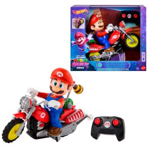 Hot Wheels RC Mario Wheelie Motocross RC. Remote-Controlled Battery-Powered Vehicle