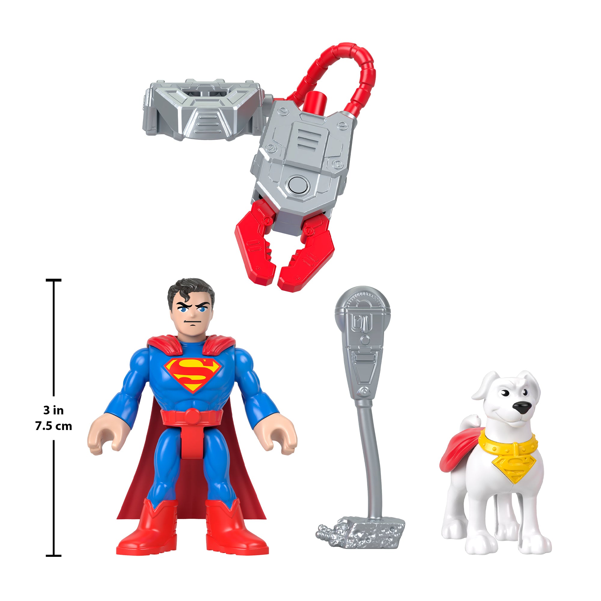 Fisher-Price Imaginext DC Super Friends Metal Force Superman Action Figures & Accessory Set - Image 4