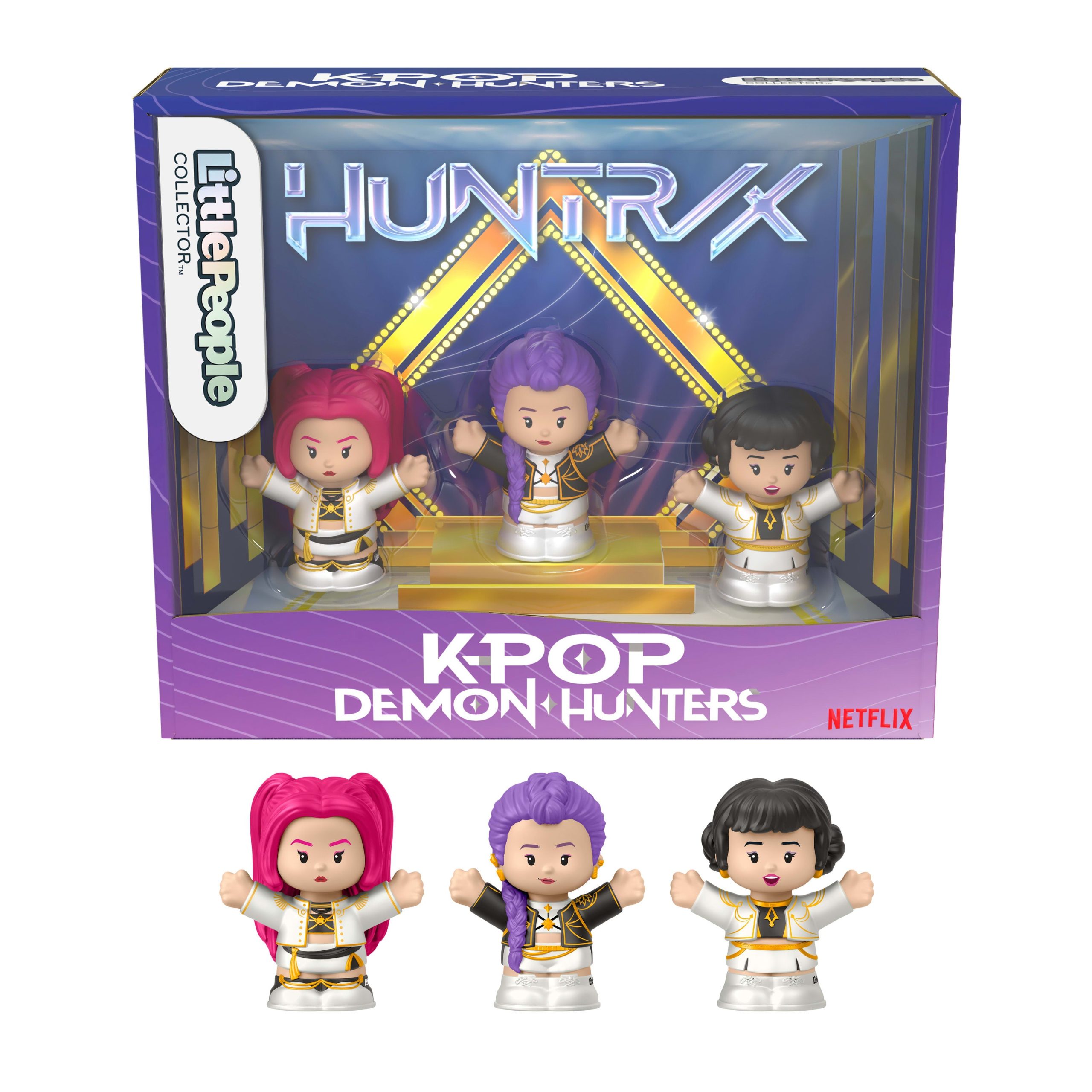 Little People Collector Kpop Demon Hunters: Huntr/X Special Edition Set. 3 Figures