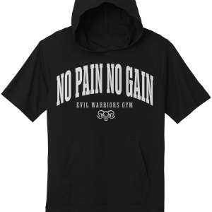 Masters of the Universe Movie Skeletor No Pain No Gain Black Short Sleeved Hoodie