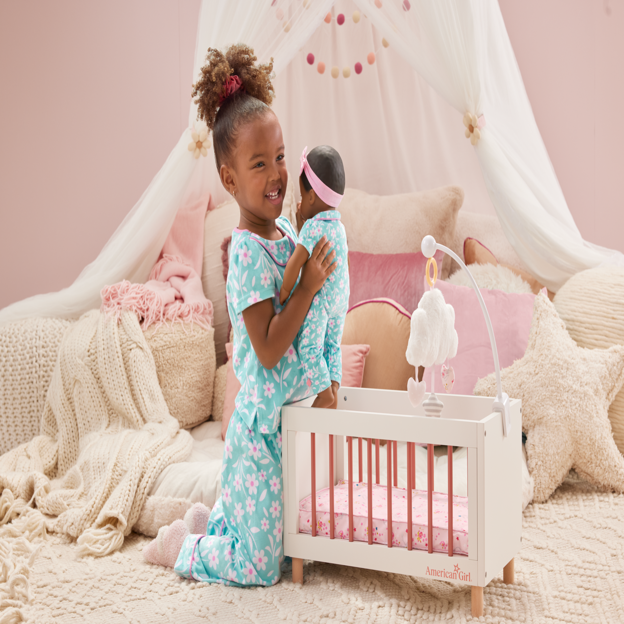 Flower Fun PJs for Little Girls (Bitty Baby®) - Image 11