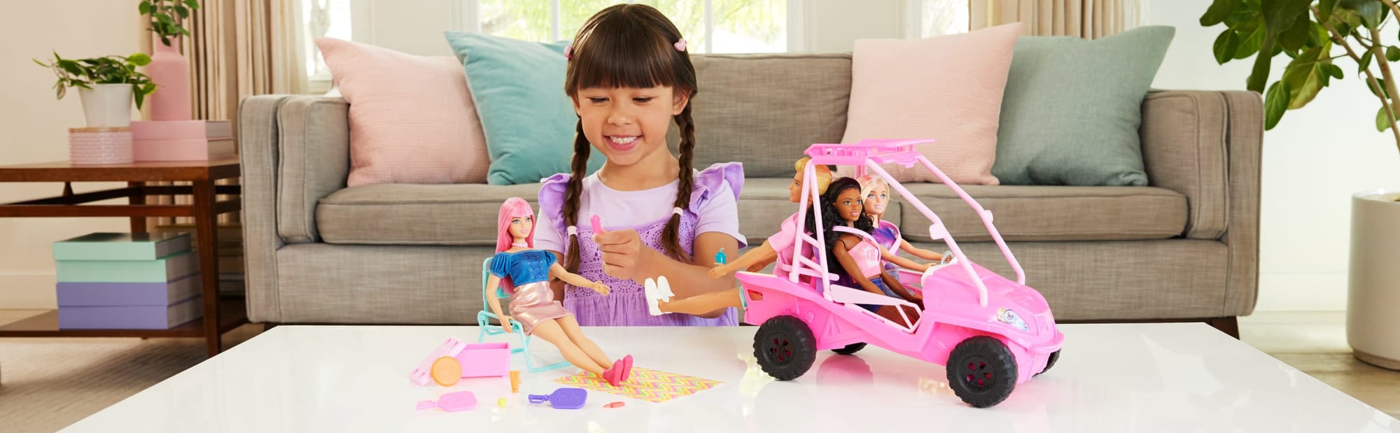 Barbie Veículo para Boneca Os Mistérios da Barbie: Detetives da Praia Beach Buggy - Image 2