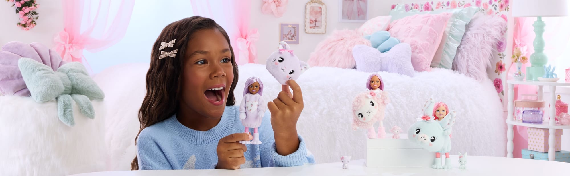 Barbie Cutie Reveal Muñeca Chelsea Ositos Cariñositos Coloridos Sorpresa - Image 2