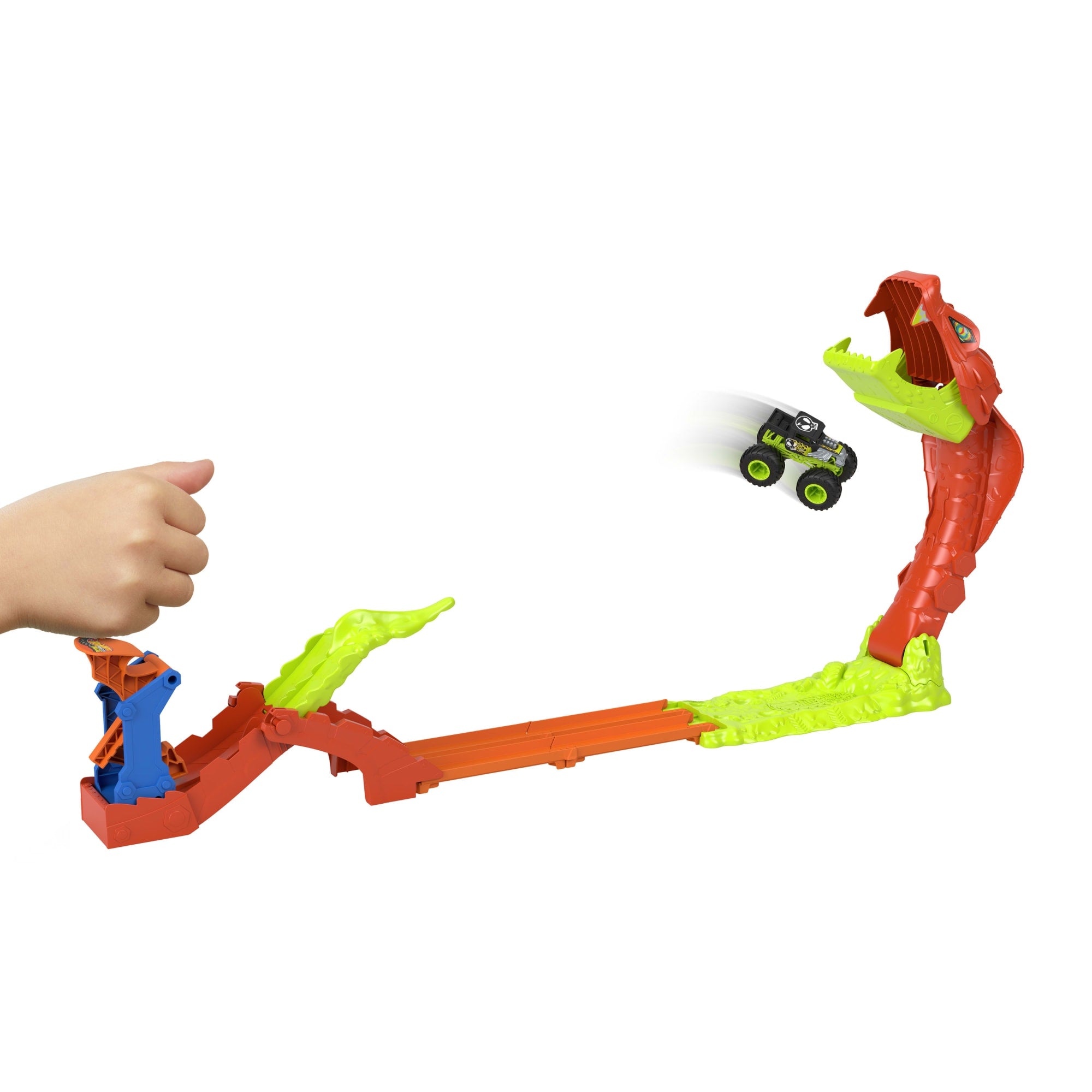 Hot Wheels Coffret Monster Trucks L'Attaque du Serpent - Image 2