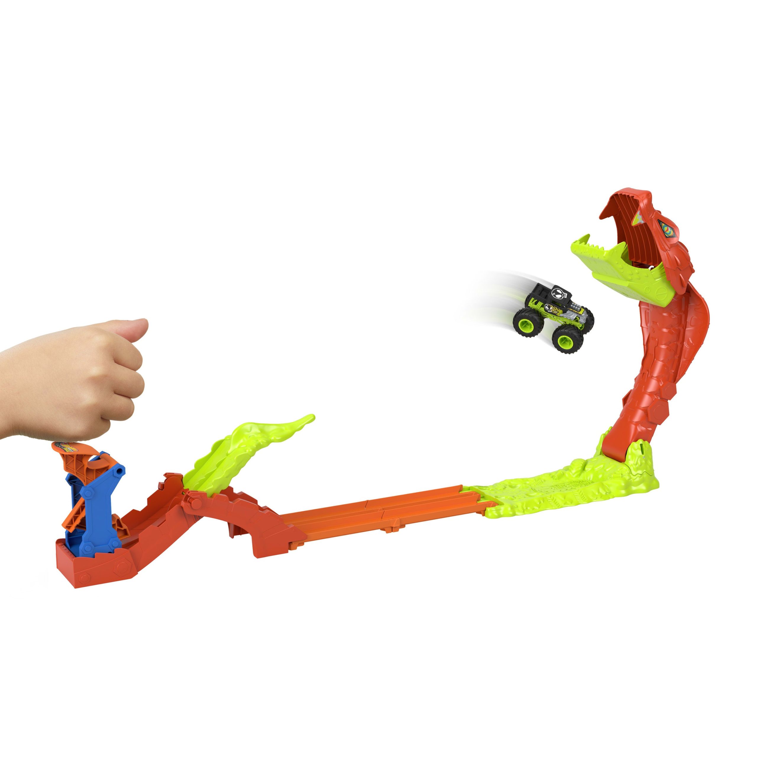 Hot Wheels Monster Trucks Pista Mordida de Serpente - Image 3