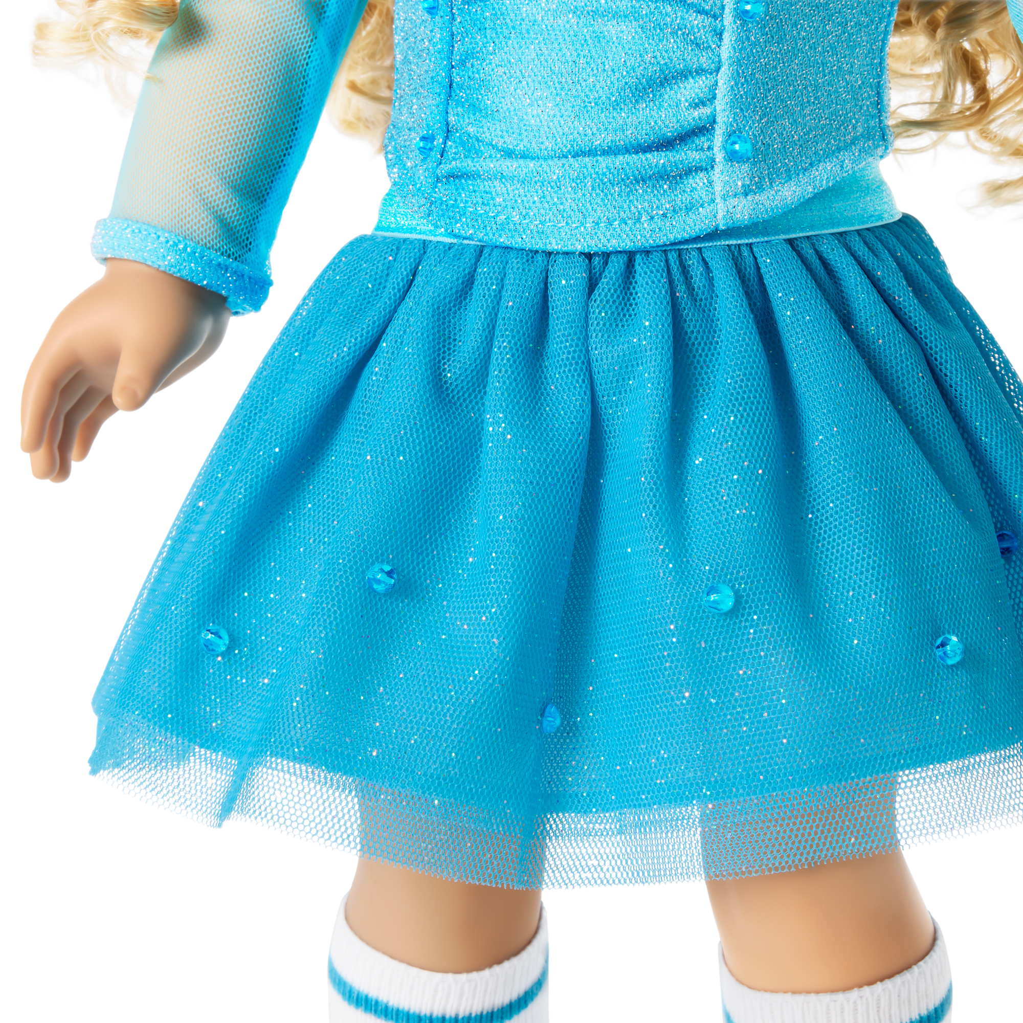 December Blue Brilliance Topaz Outfit for 18-inch Dolls - Image 7