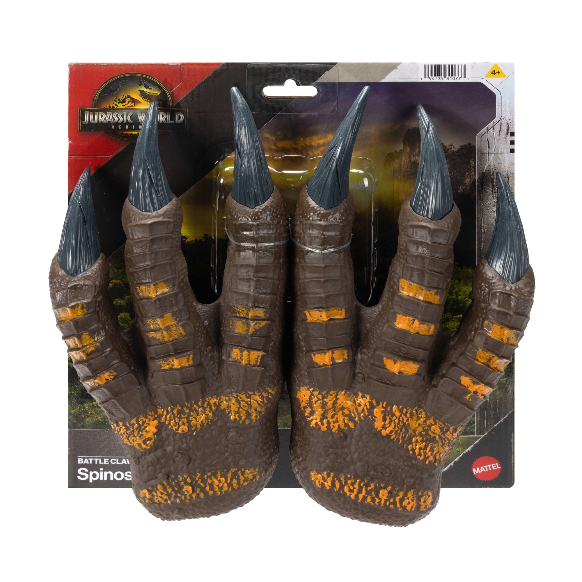 Jurassic World Rebirth Spinosaurus Battle Claws. Costume Dinosaur Role Play Handwear