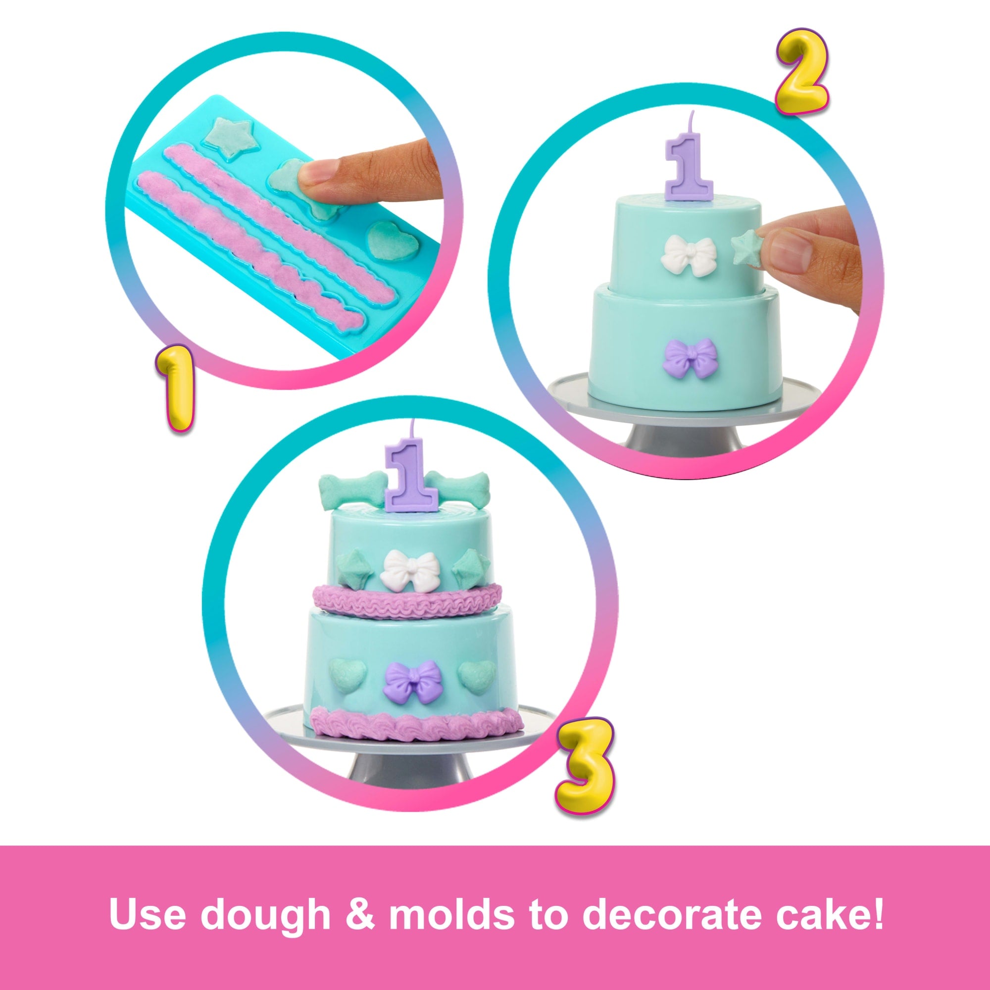 Barbie Party Unboxed Pet Birthday Series Doll & Accessories. Party Stars Set With 10 Surprises - Image 5