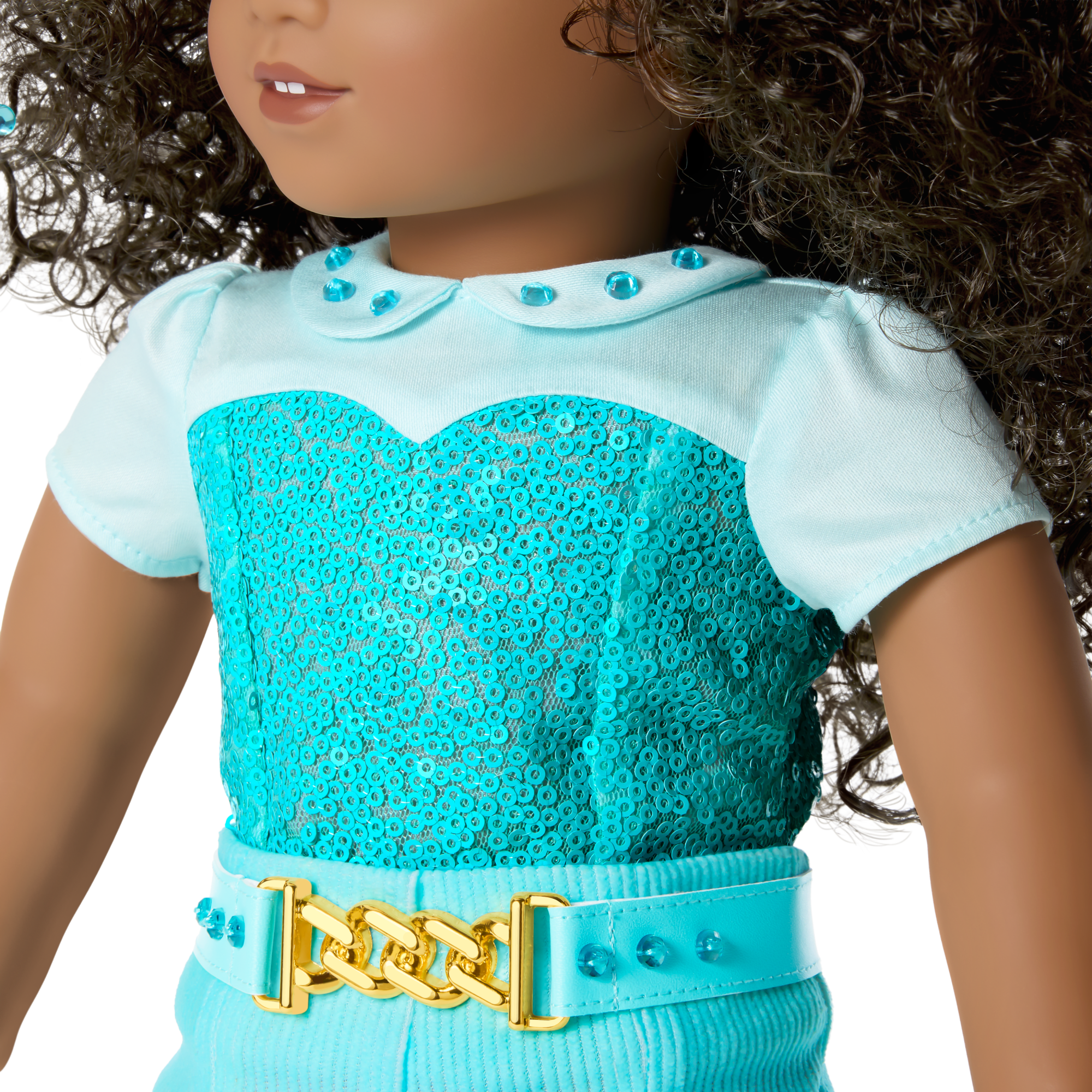 March Aquamarine Dream Outfit for 18-inch Dolls - Image 6