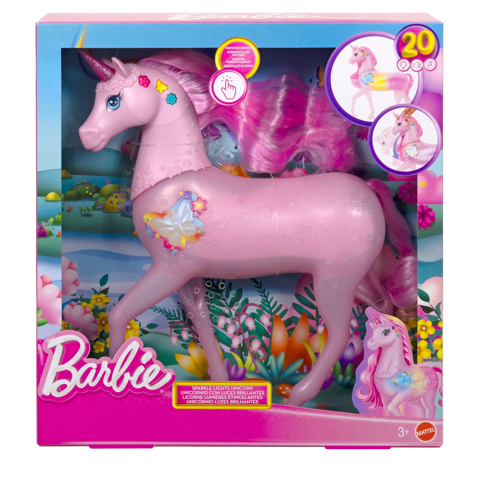 Barbie Fantasía Set de Juego Unicornio con Luz y Sonido - Image 6