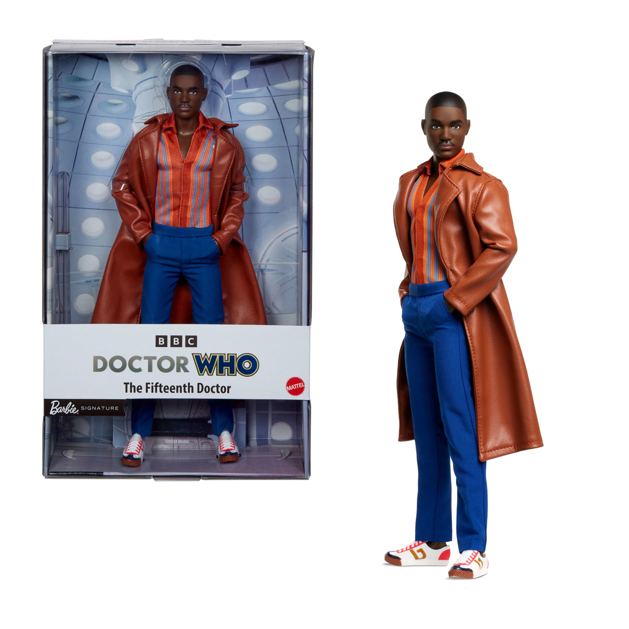 The Fifteenth Doctor Barbie Doll. Dr. Who Collectible With Doll Stand & Certificate Of Authenticity
