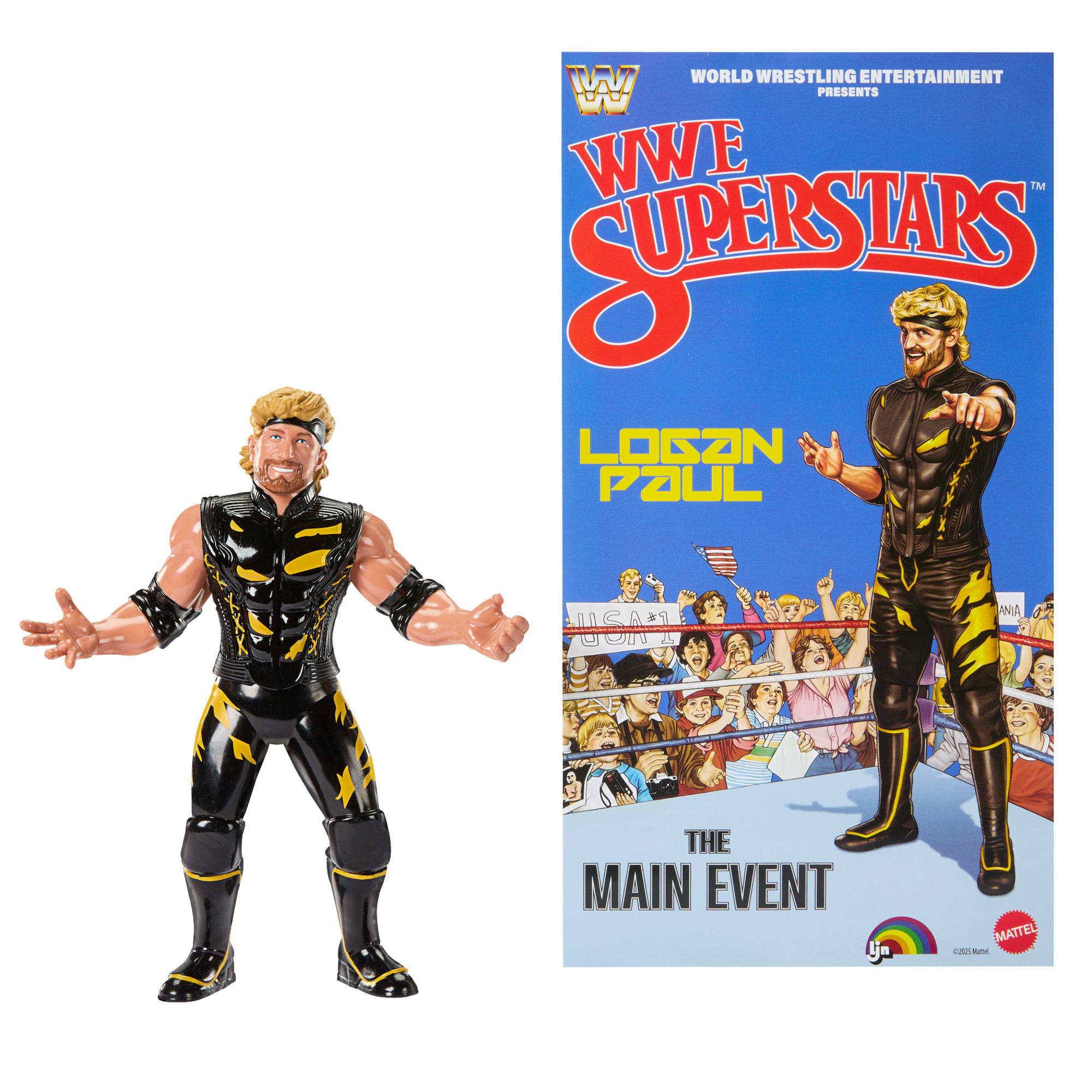 LJN WWE Superstars Logan Paul Action Figure