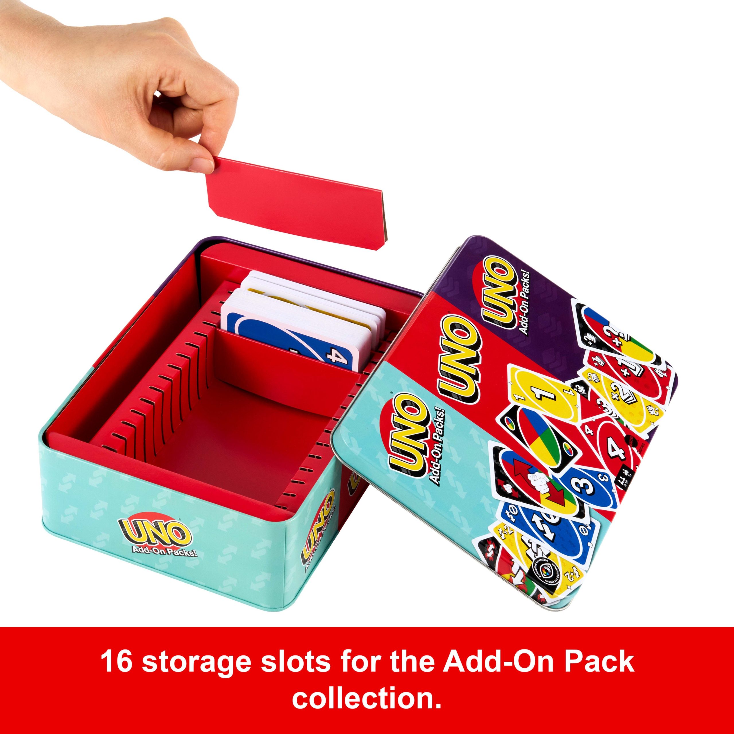 UNO Card Game With 2 Add-On Packs Card Deck For Kids. Adults & Family Night - Image 5
