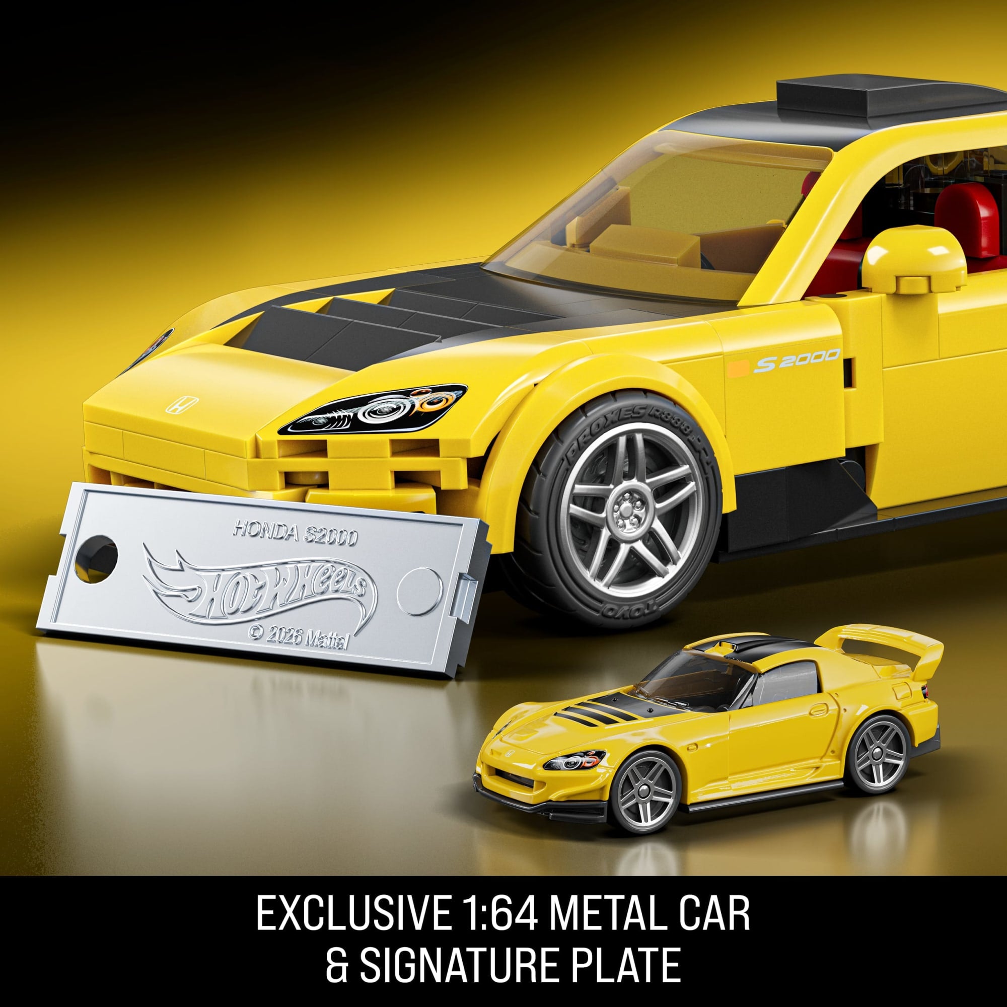 Mattel Brick Shop Hot Wheels '07 Honda S2000 Building Toy Kit (257 Pieces). For Collectors - Image 5