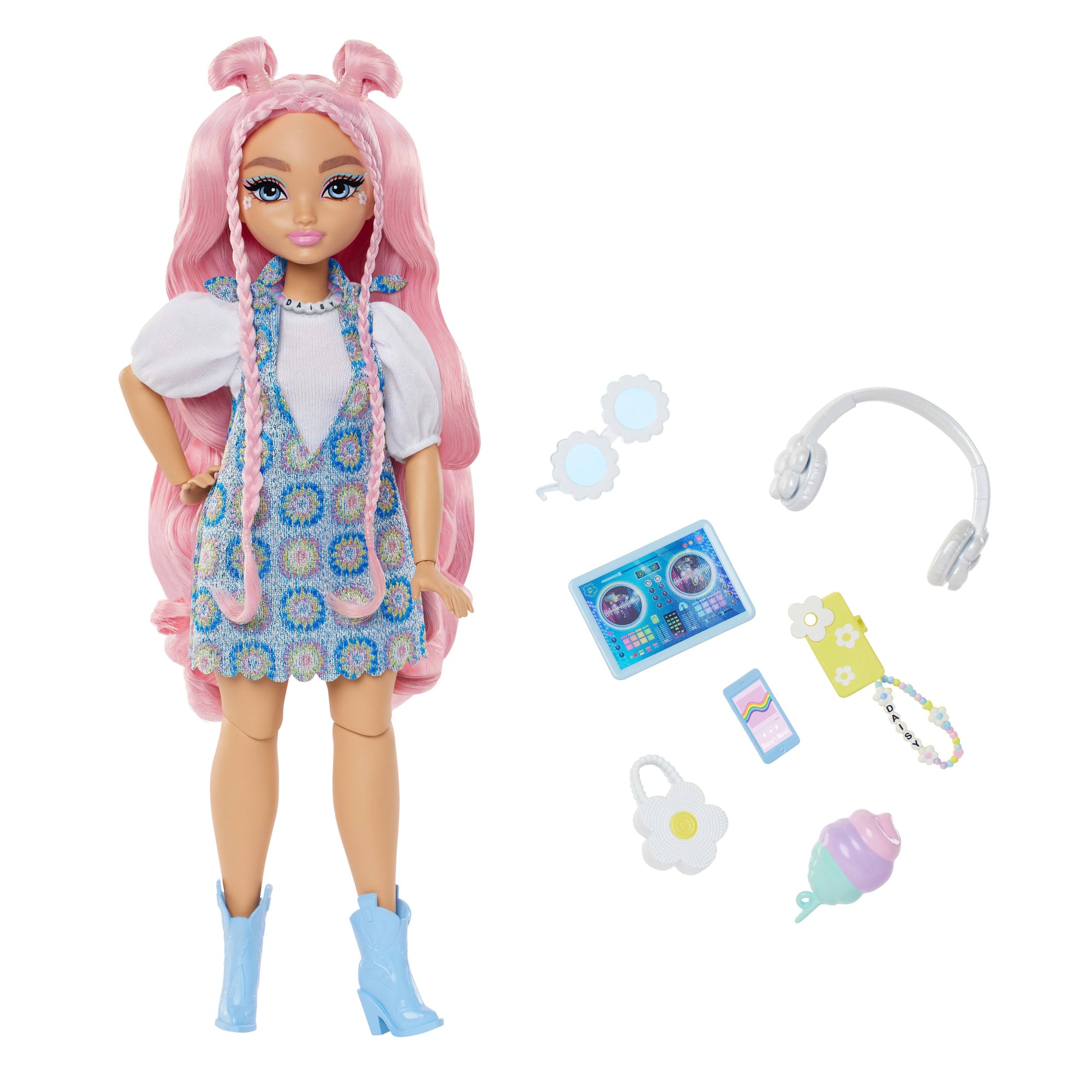 Barbie Équipe de Rêve Poupée Mode Daisy Jean. 9 Accessoires - Image 3