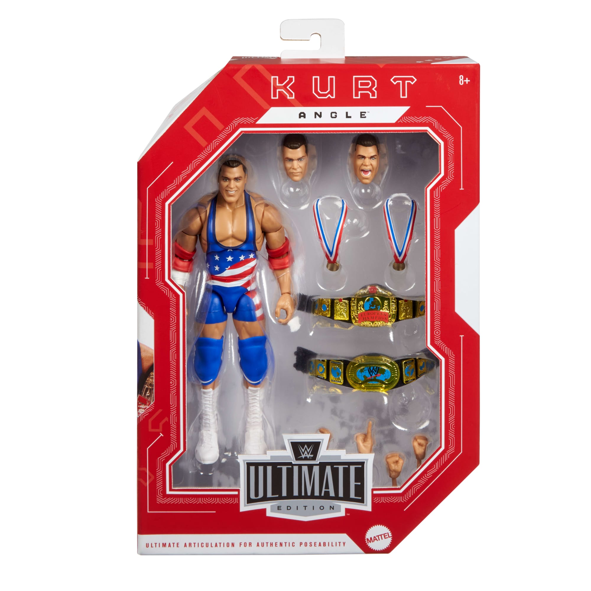 WWE Ultimate Edition Monday Night War Kurt Angle Action Figure - Image 6