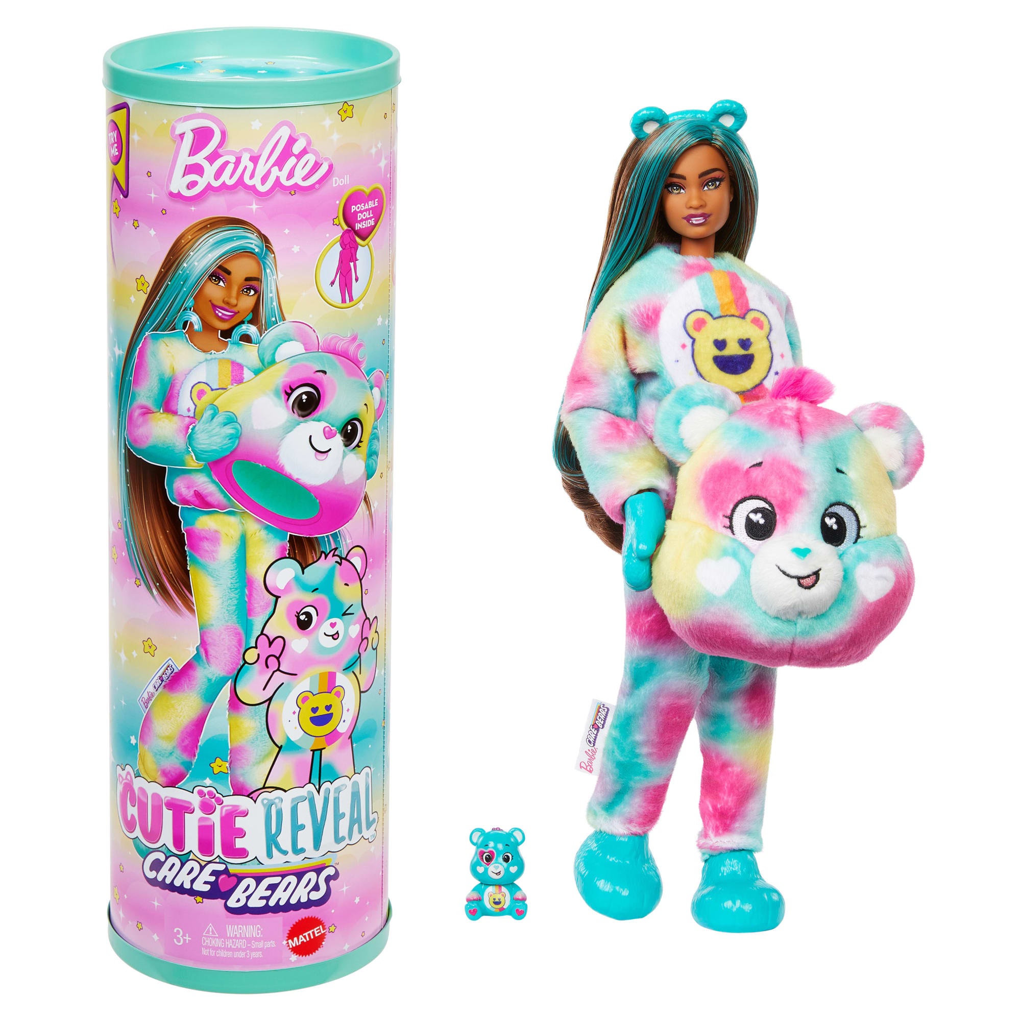 Barbie Cutie Reveal Muñeca Ositos Cariñositos Oso de las Buenas Vibras