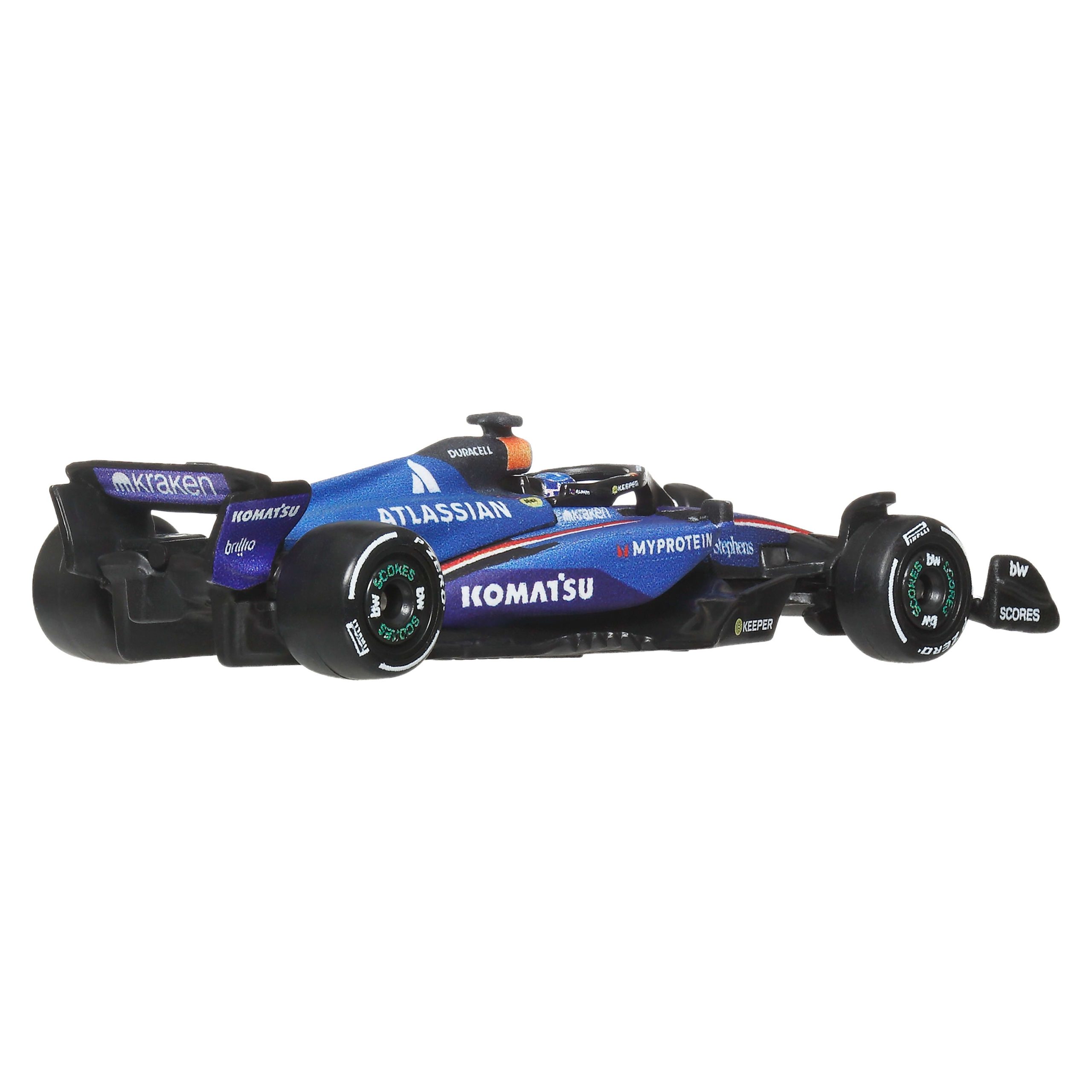 Hot Wheels Premium Formula 1 Atlassian Williams Racing 2-Pack Of 1:64 Scale Racecars: Sainz & Albon - Image 5