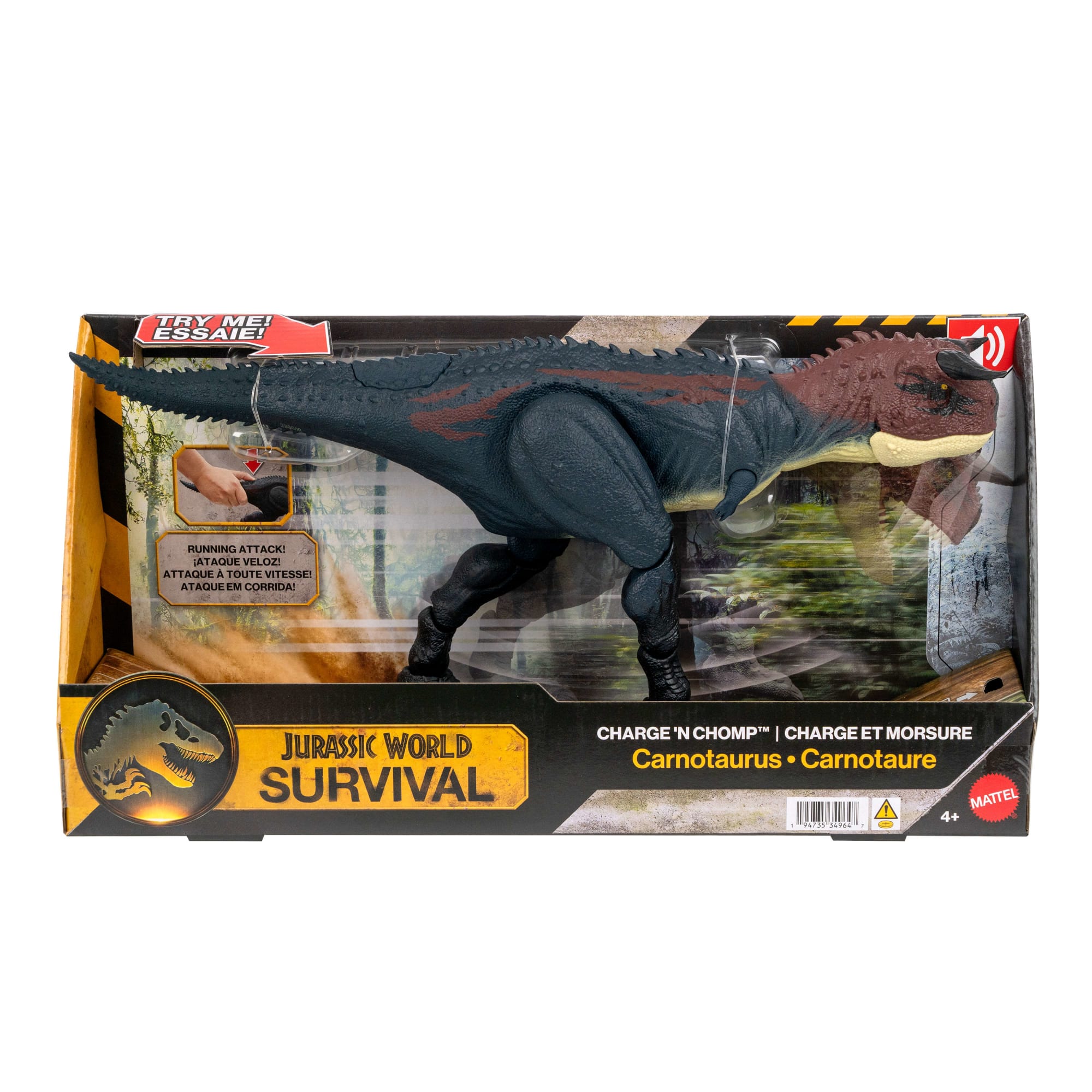Jurassic World Dinossauro de Brinquedo Jurassic World Dinossauro Ataca e Morde - Image 6