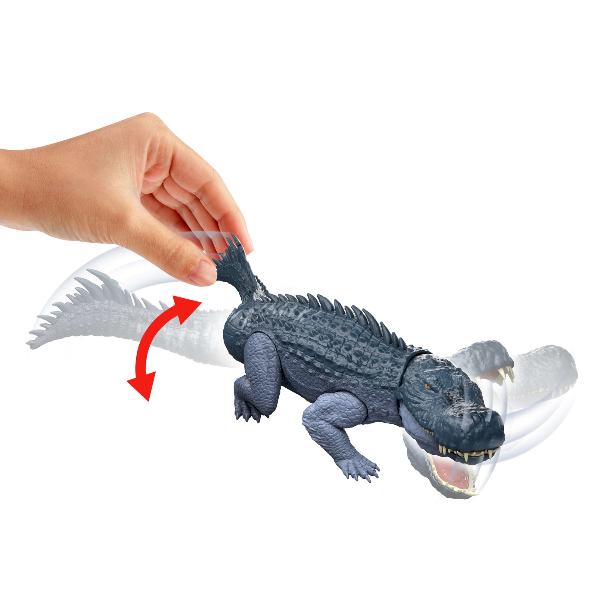 Jurassic World Dinossauro de Brinquedo Rebirth Rastreadores Gigantes Purussaurus - Image 3
