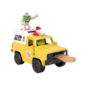 Imaginext Brinquedo Toy Story Caminhão Pizza Planet com Buzz e Alienígena