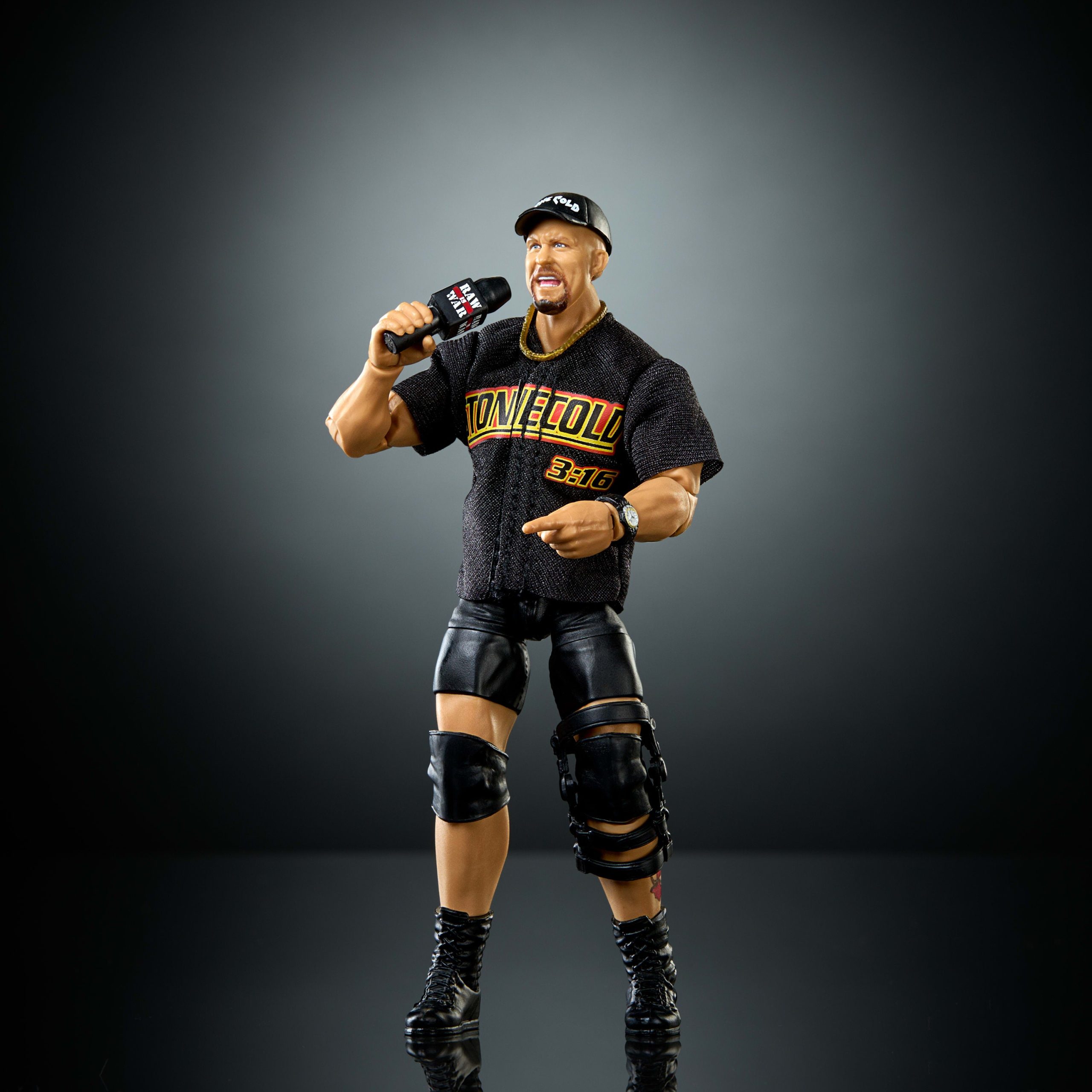 WWE Elite Stone Cold Steve Austin Action Figure. Series #122. 6-Inch Collectible With Accessories - Image 5