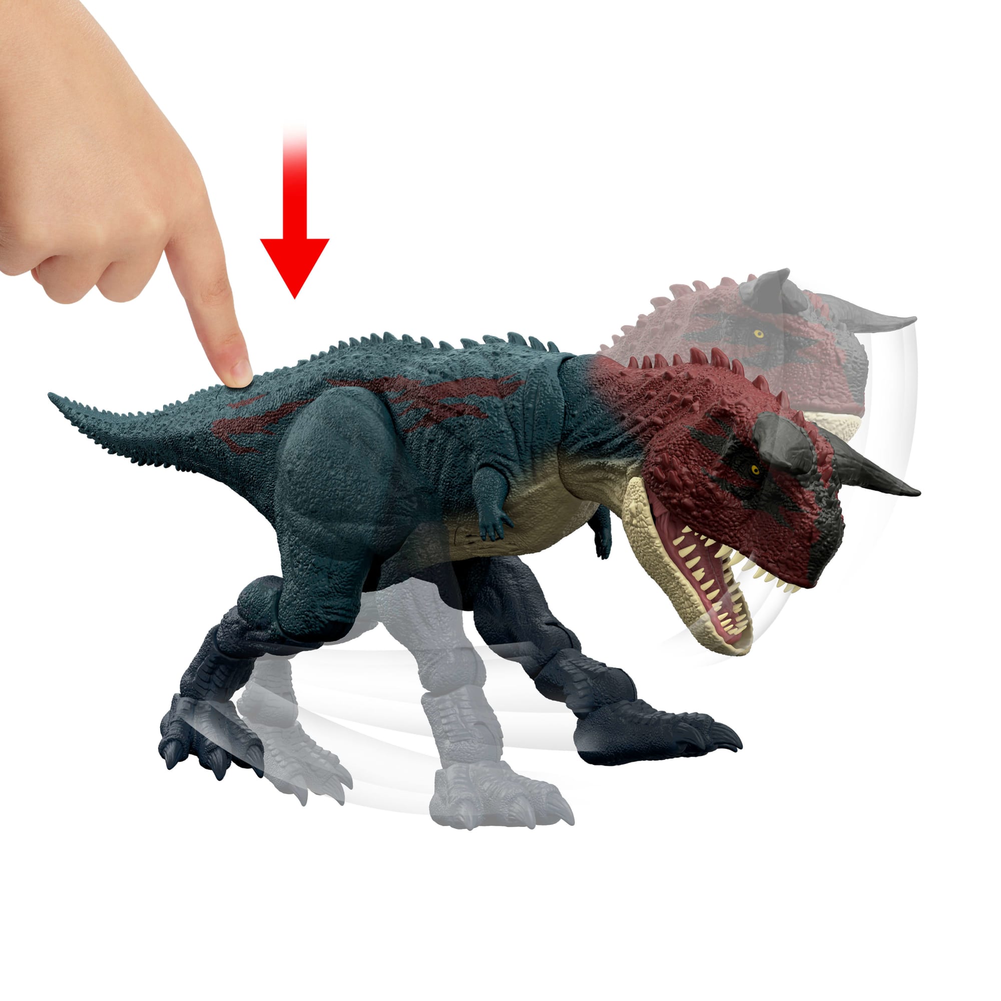 Jurassic World Dinossauro de Brinquedo Jurassic World Dinossauro Ataca e Morde - Image 4