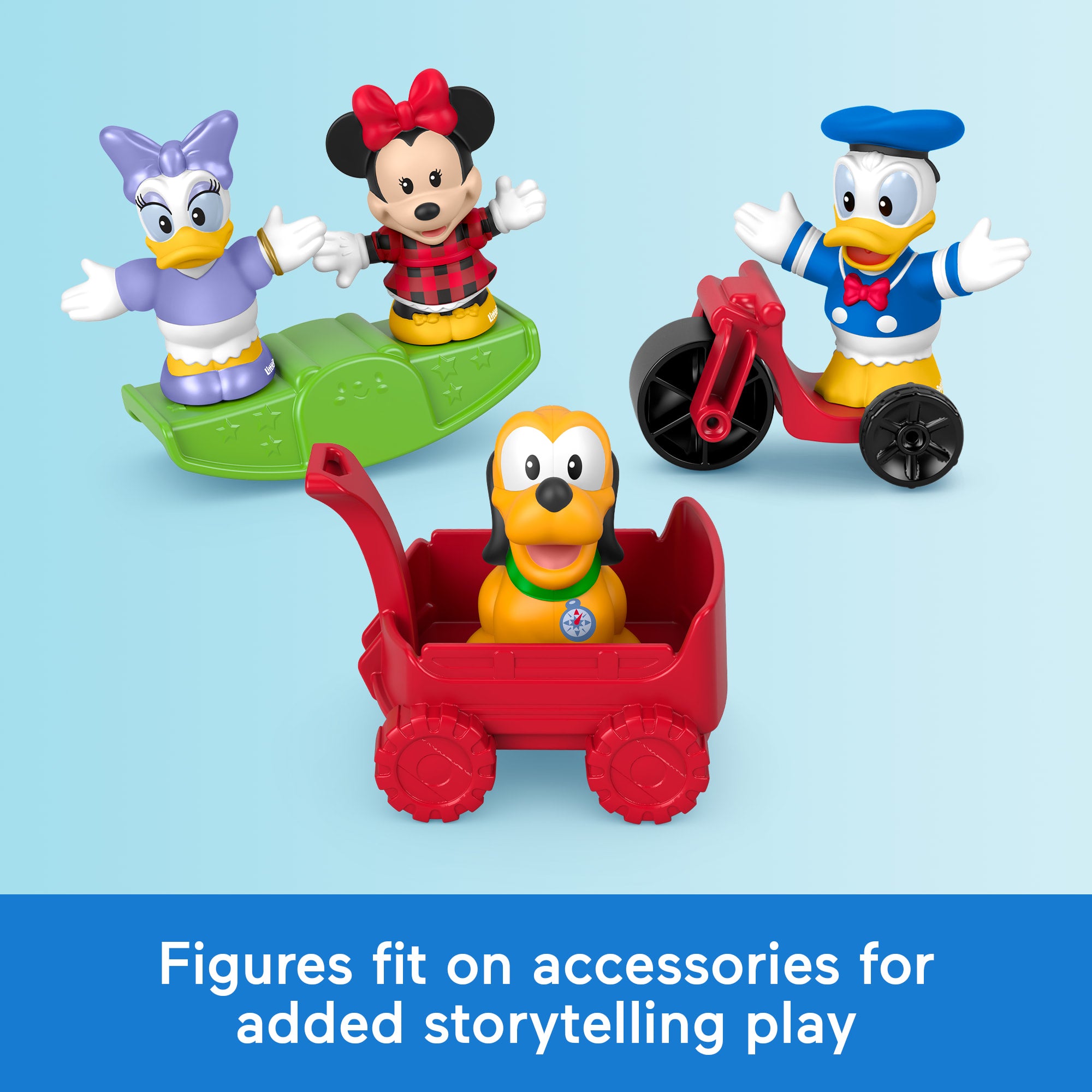 Fisher-Price Little People Disney Jr Mickey & Minnie Tree Fort Toddler Musical Playset & Figures - Image 5