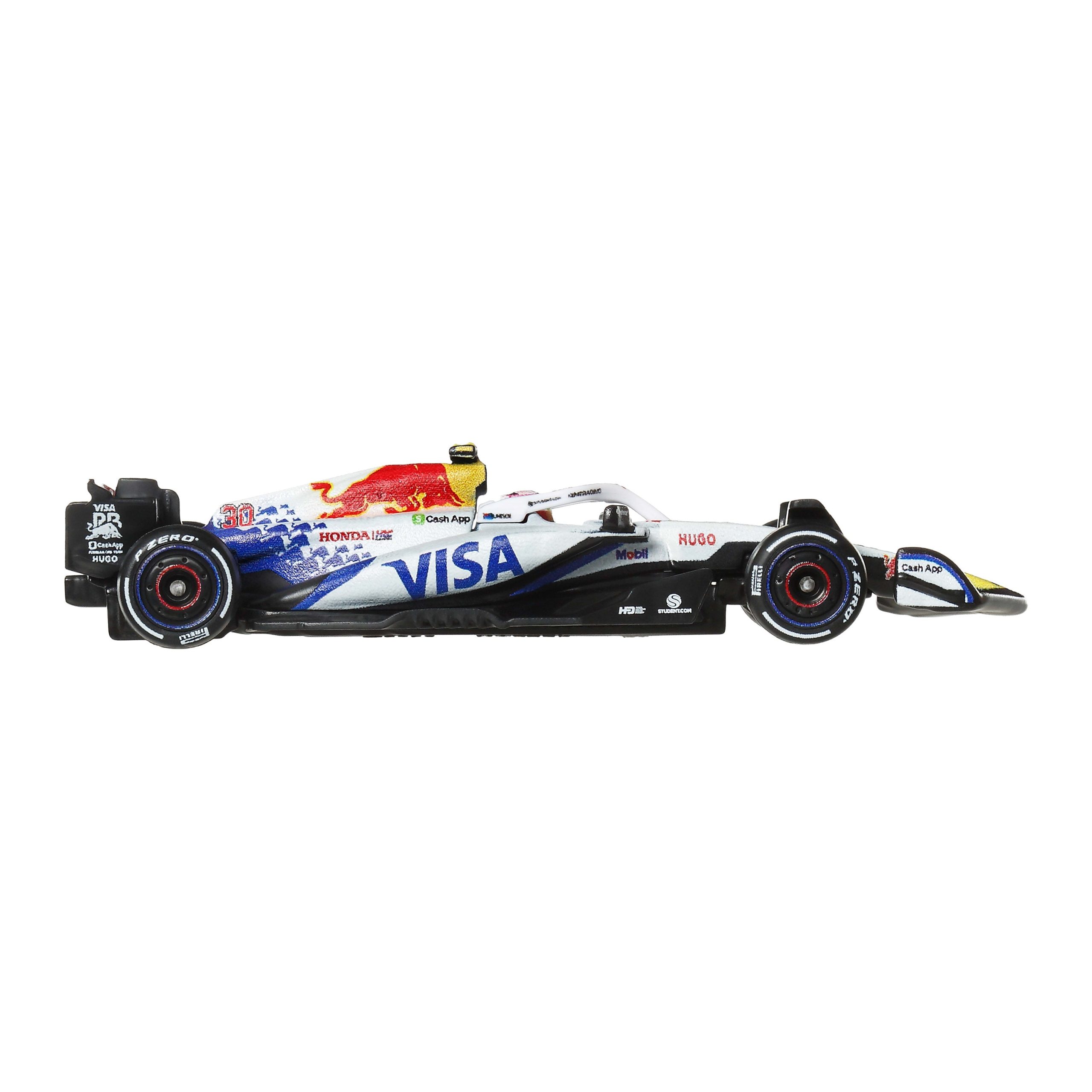 Hot Wheels 1:64 Scale Premium Die-Cast Formula 1 Collectible Toy Race Car - Image 3