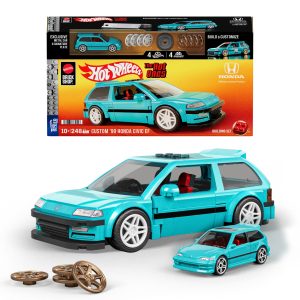Mattel Brick Shop Hot Wheels Custom '90 Honda Civic EF Building Set