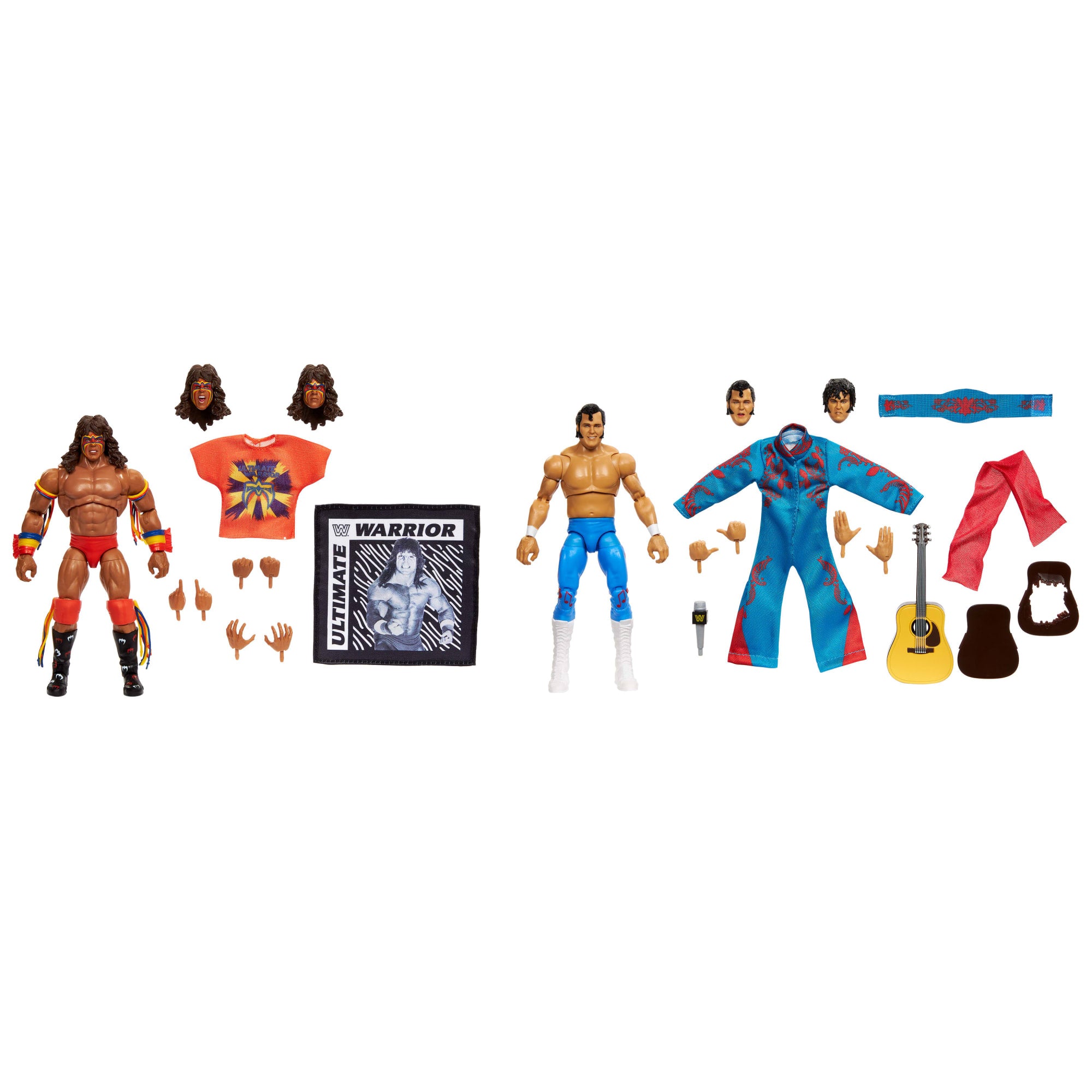 WWE Coliseum Collection Honky Tonk Man & Ultimate Warrior Ultimate Edition Figures - Image 6