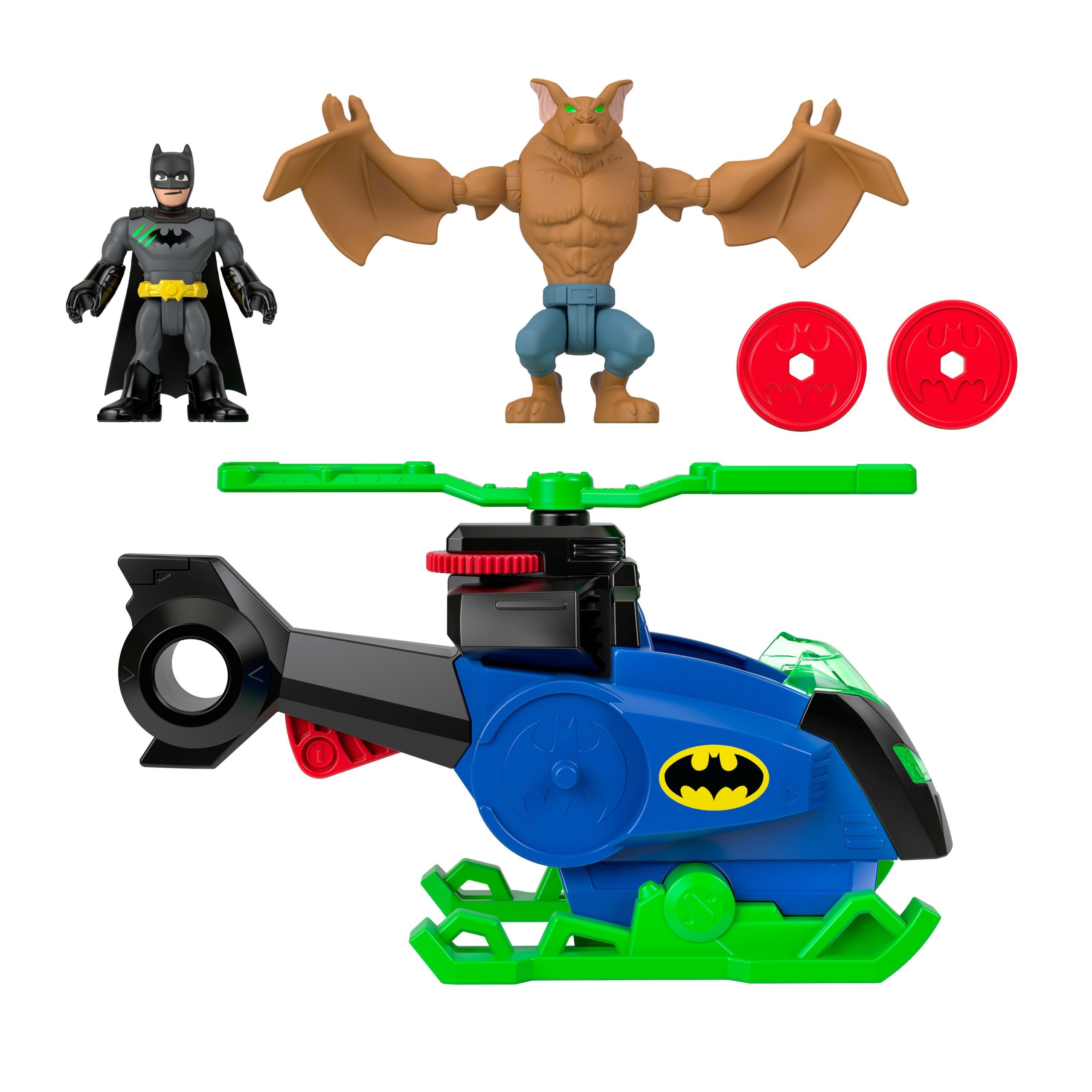 Imaginext Dc Super Friends Coffret Bat-Coptère et Man Bat - Image 5