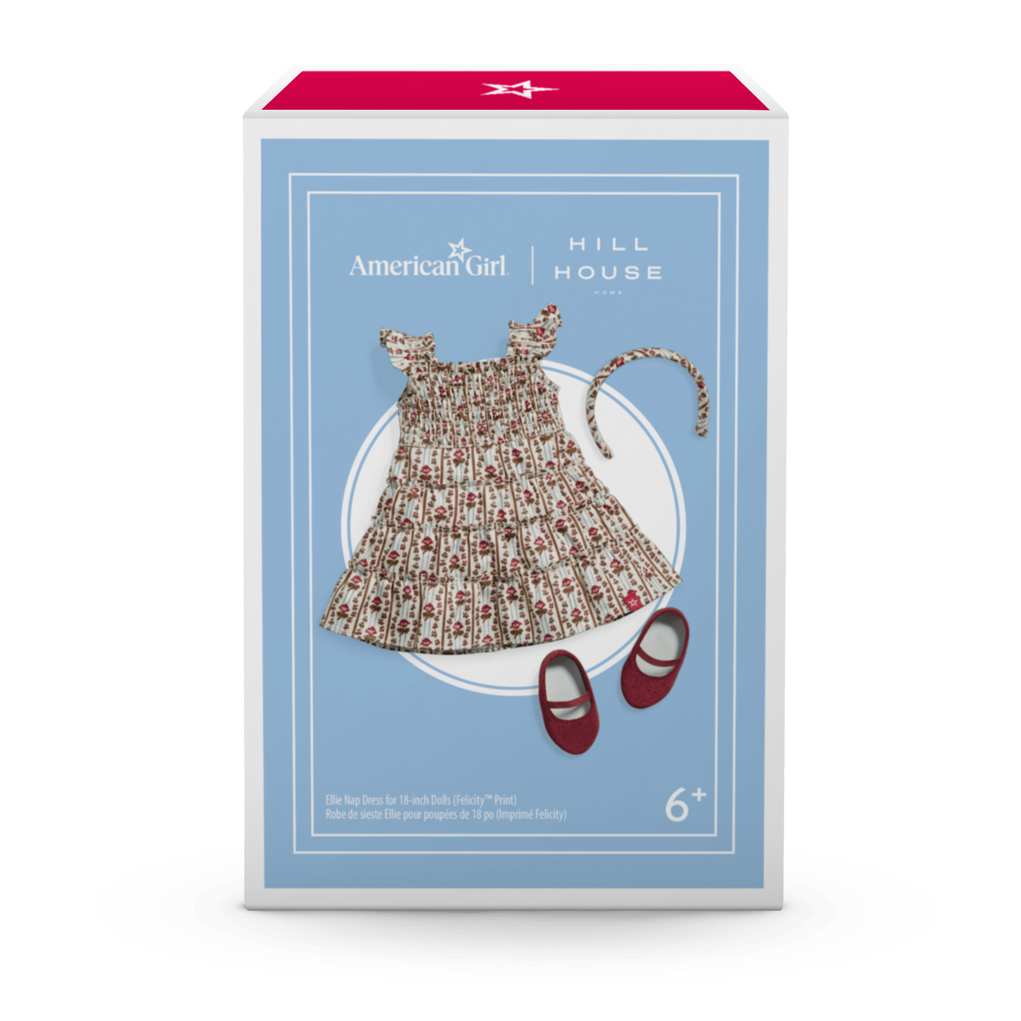 American Girl® x Hill House Home Ellie Nap Dress for 18-inch Dolls (Felicity™ Print) - Image 8