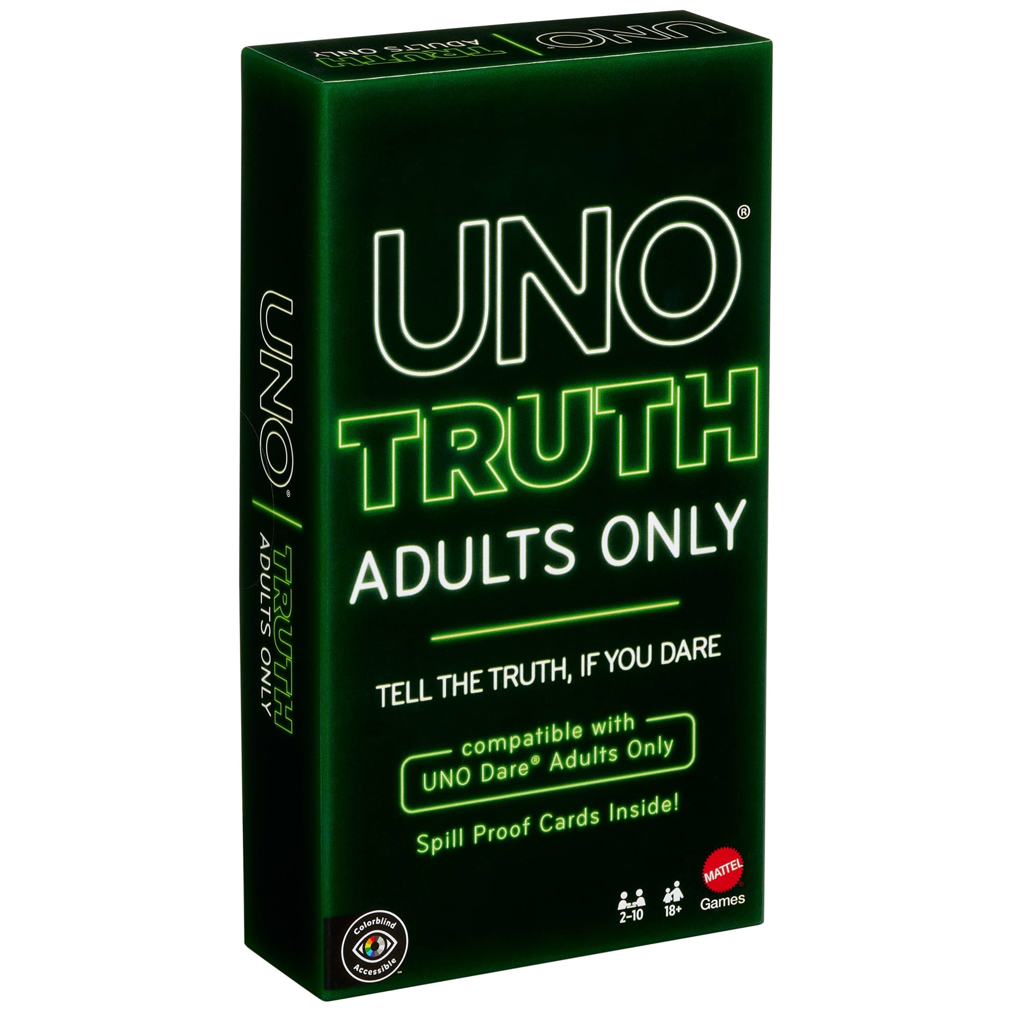 UNO Truth Adults Only Card Game. Play Anywhere. Travel. Dorm. Camping & Party