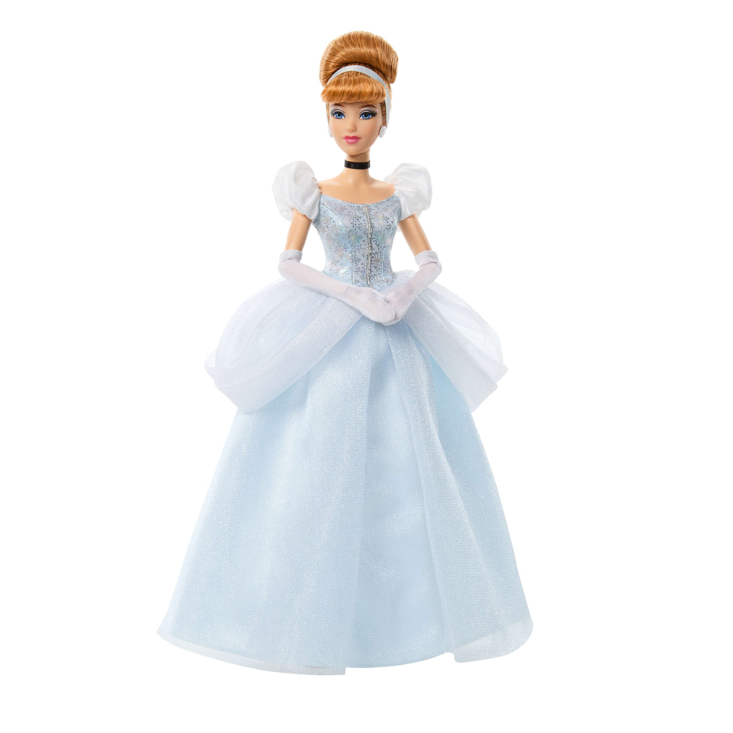 Disney Princess Sparkling Princess Series Cinderella Fashion Doll With Removable Dress & Accessories - Image 6