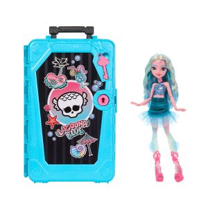 Monster High Skulltimate Secrets Gore-Geous Oasis Playset. Lagoona Blue Doll And Accessories